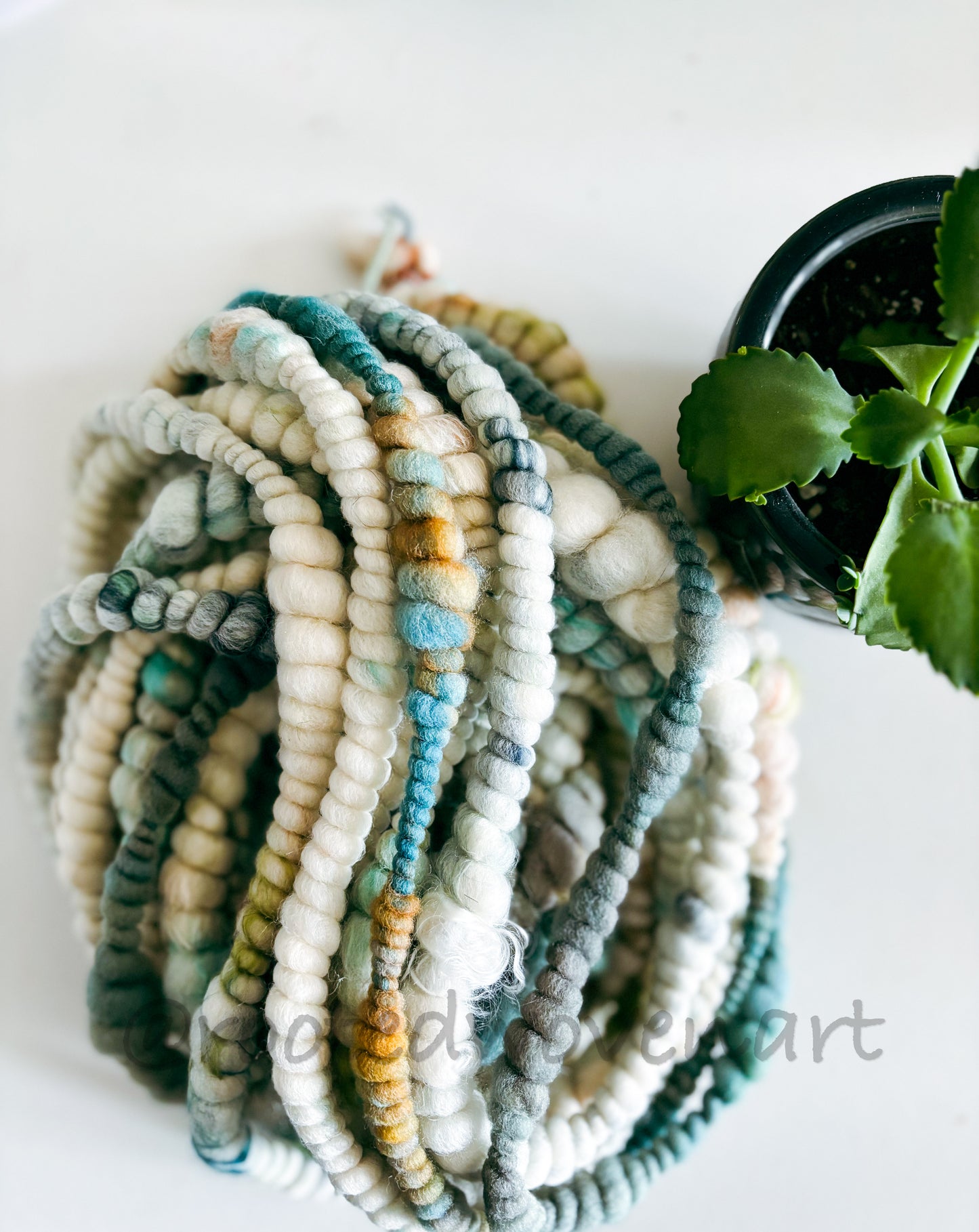 5 yards / Hand Spun Art Yarn