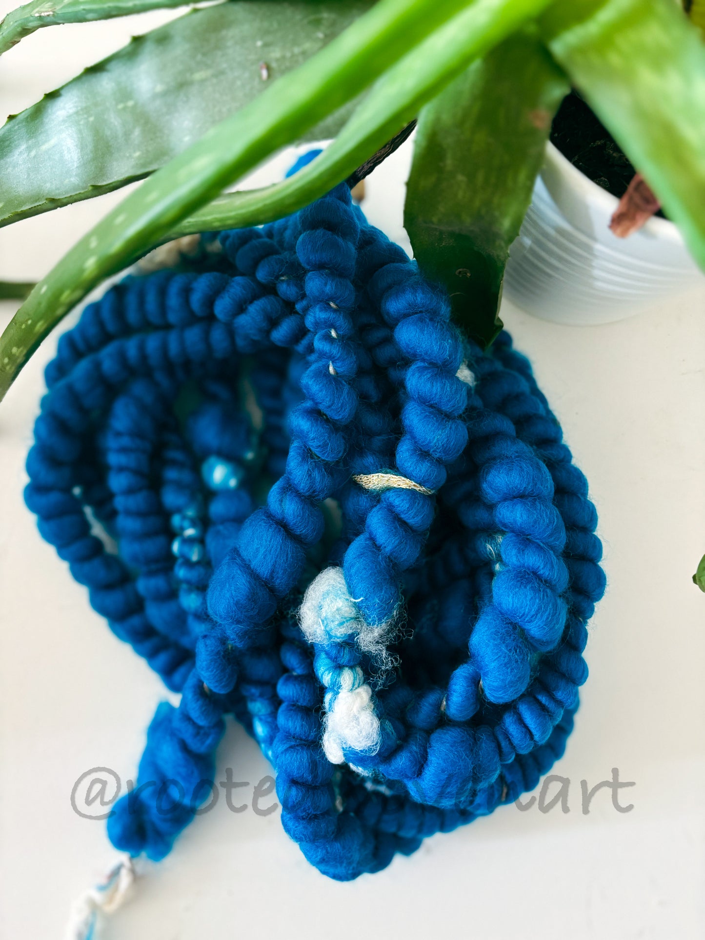 4 yards / Hand Spun Art Yarn
