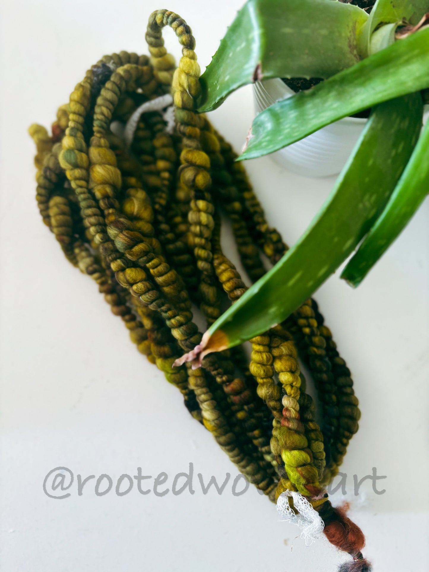 4 yards / Hand Spun Art Yarn