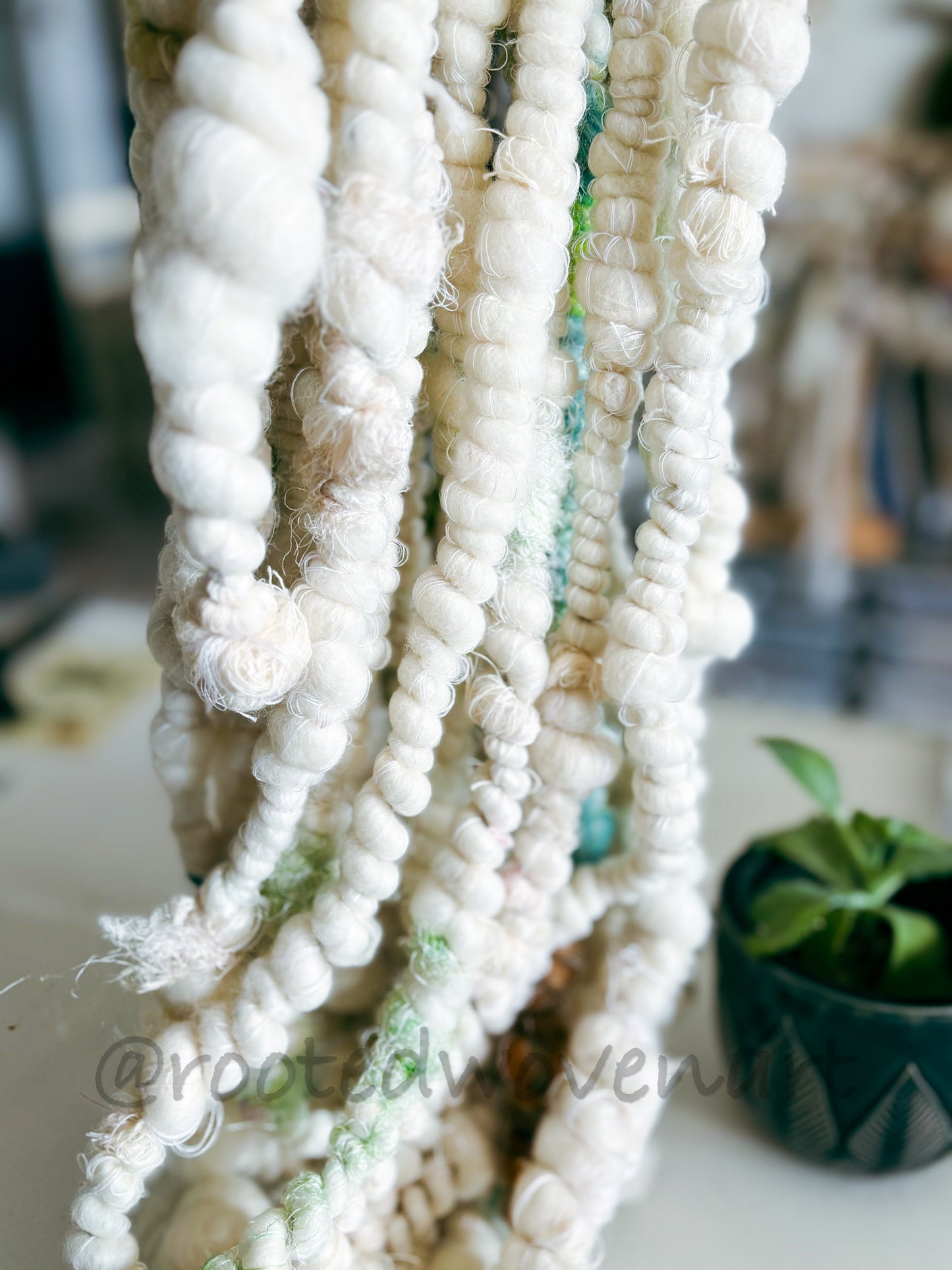 3.75 yards / Hand Spun Art Yarn