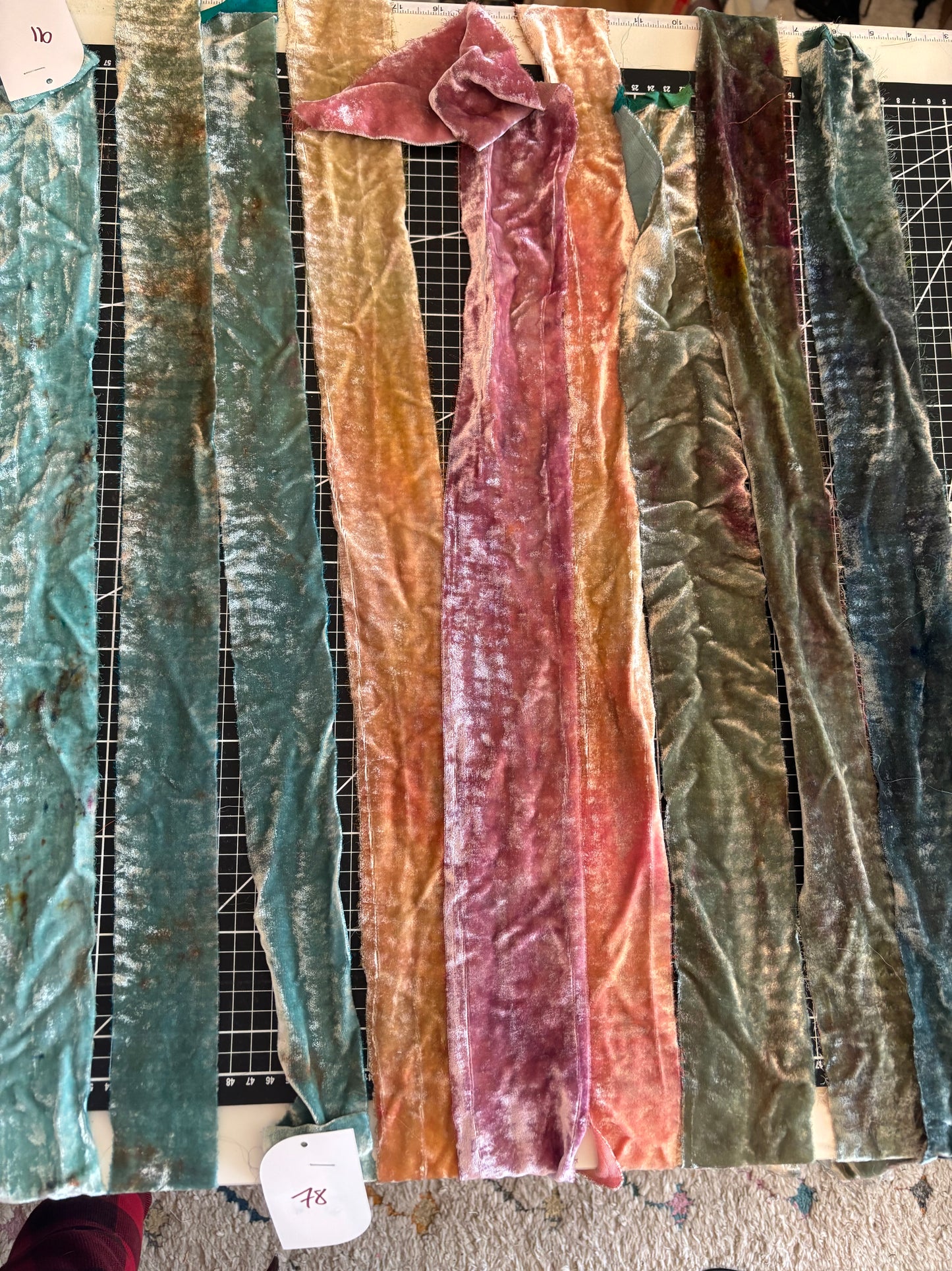 6 velvet silks