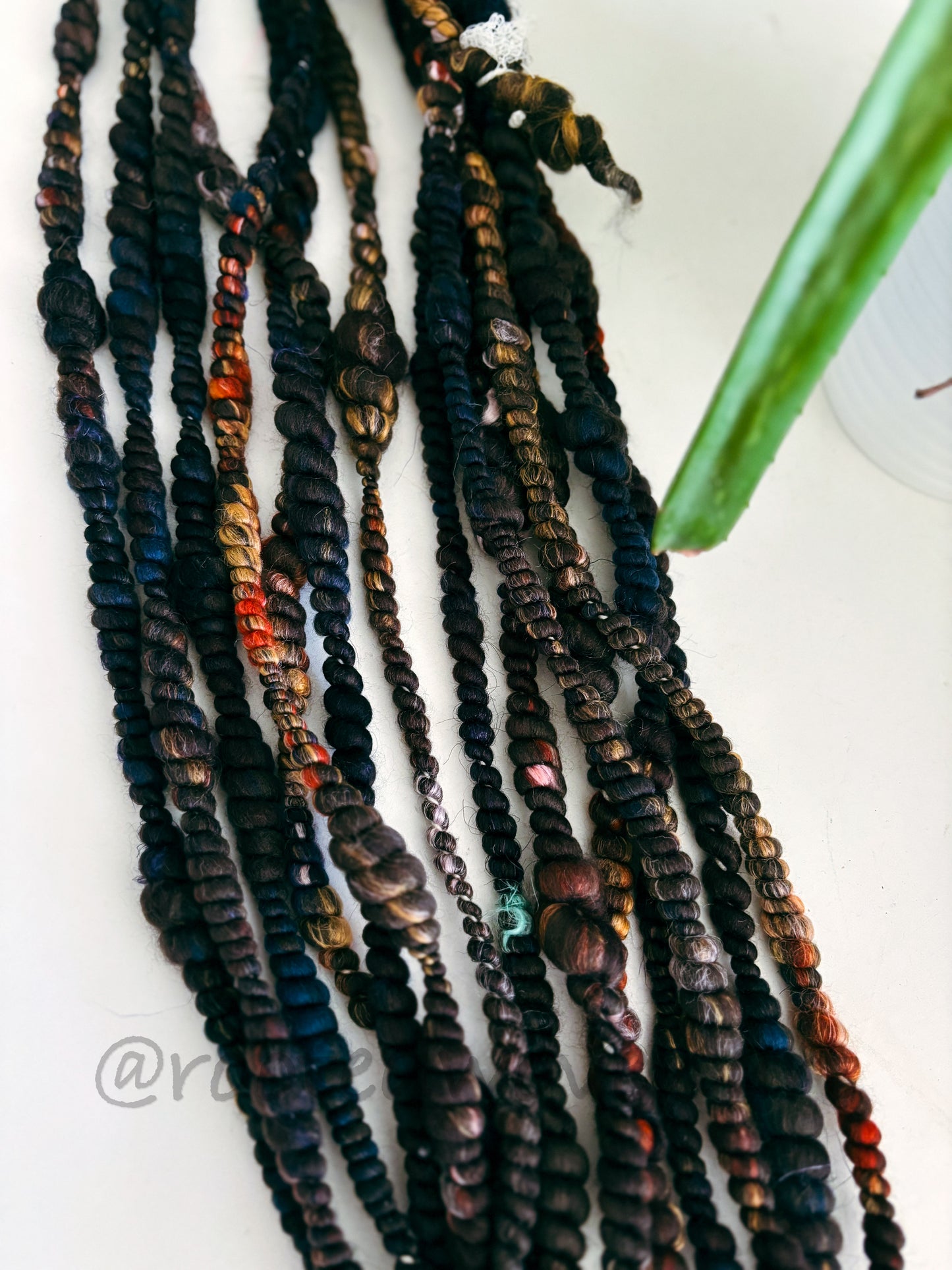 3 yards / Hand Spun Art Yarn