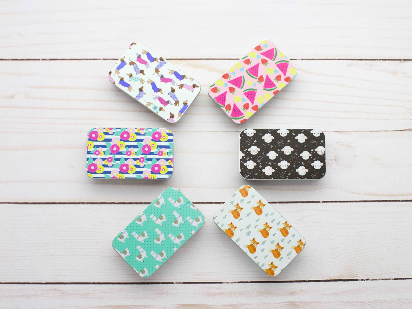 Slide Top Storage Tins