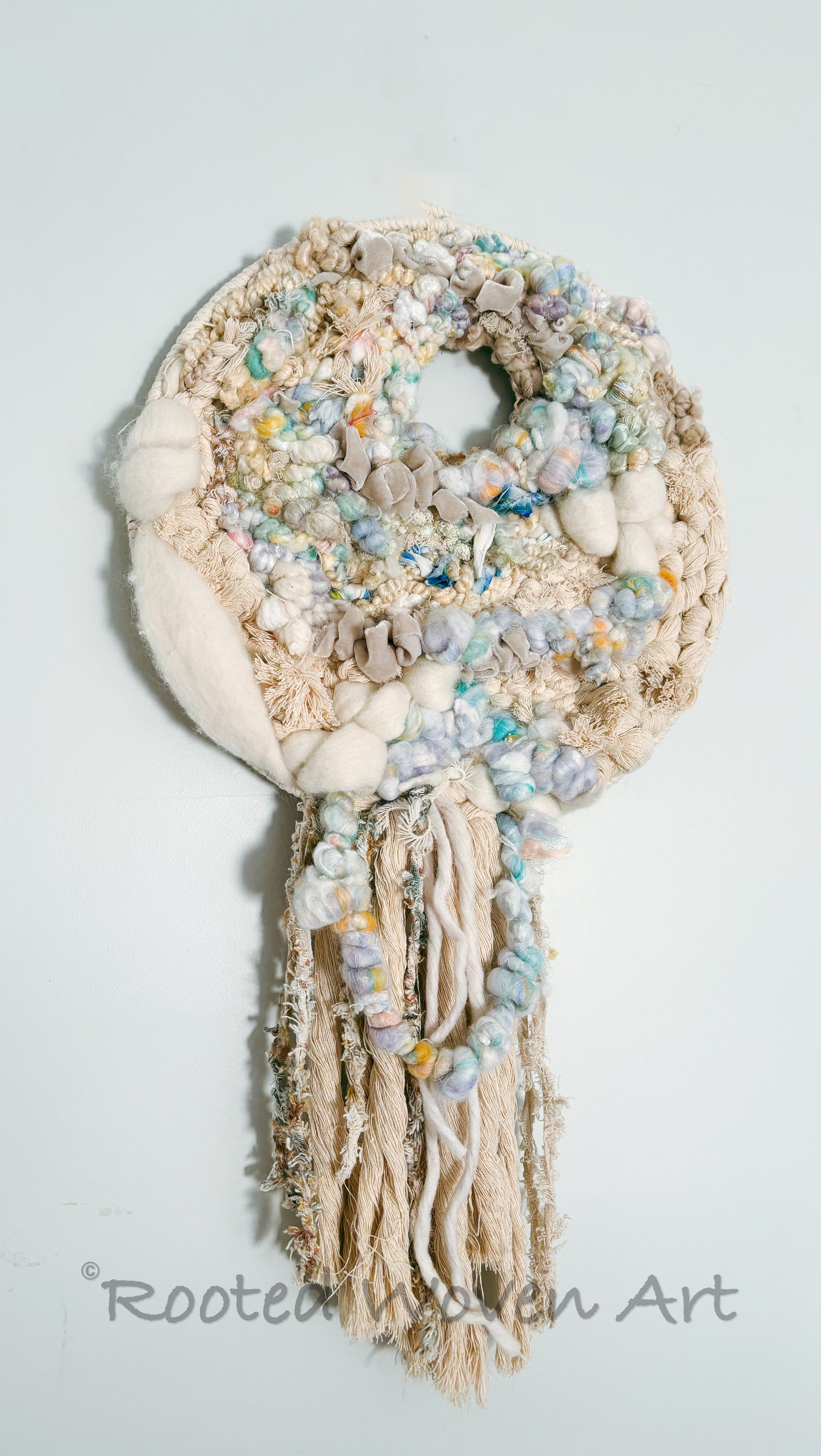 Juniper / Woven Wall Art / Round
