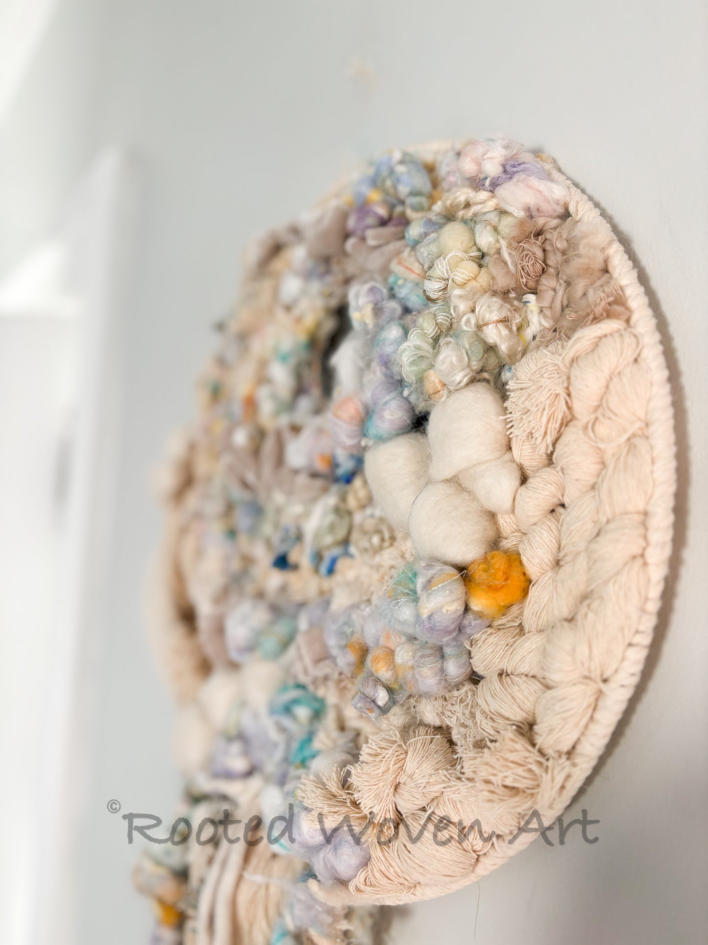 Juniper / Woven Wall Art / Round