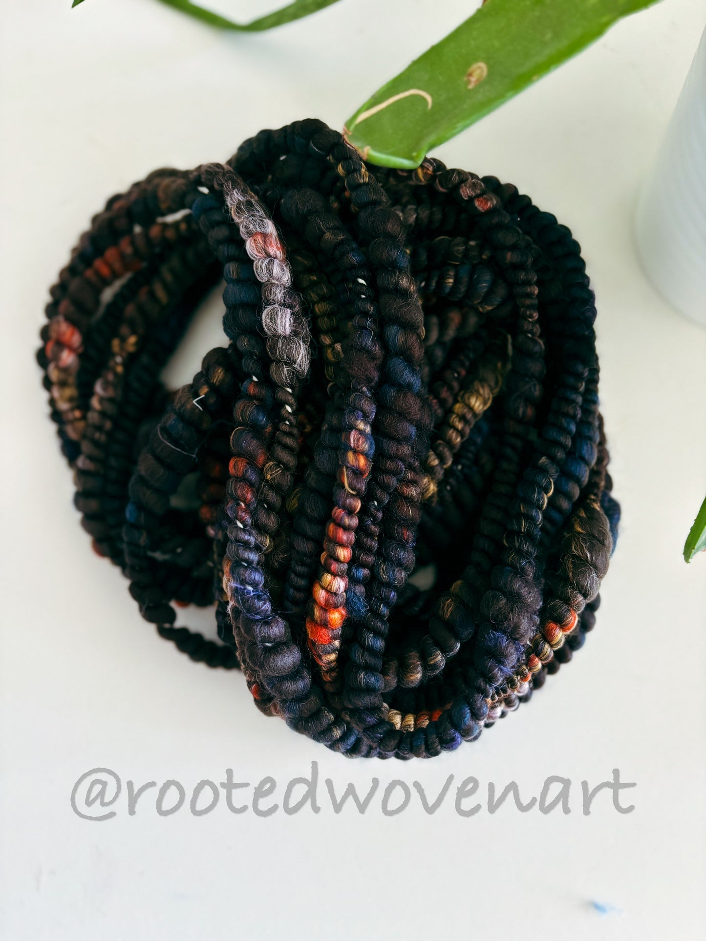 3 yards / Hand Spun Art Yarn