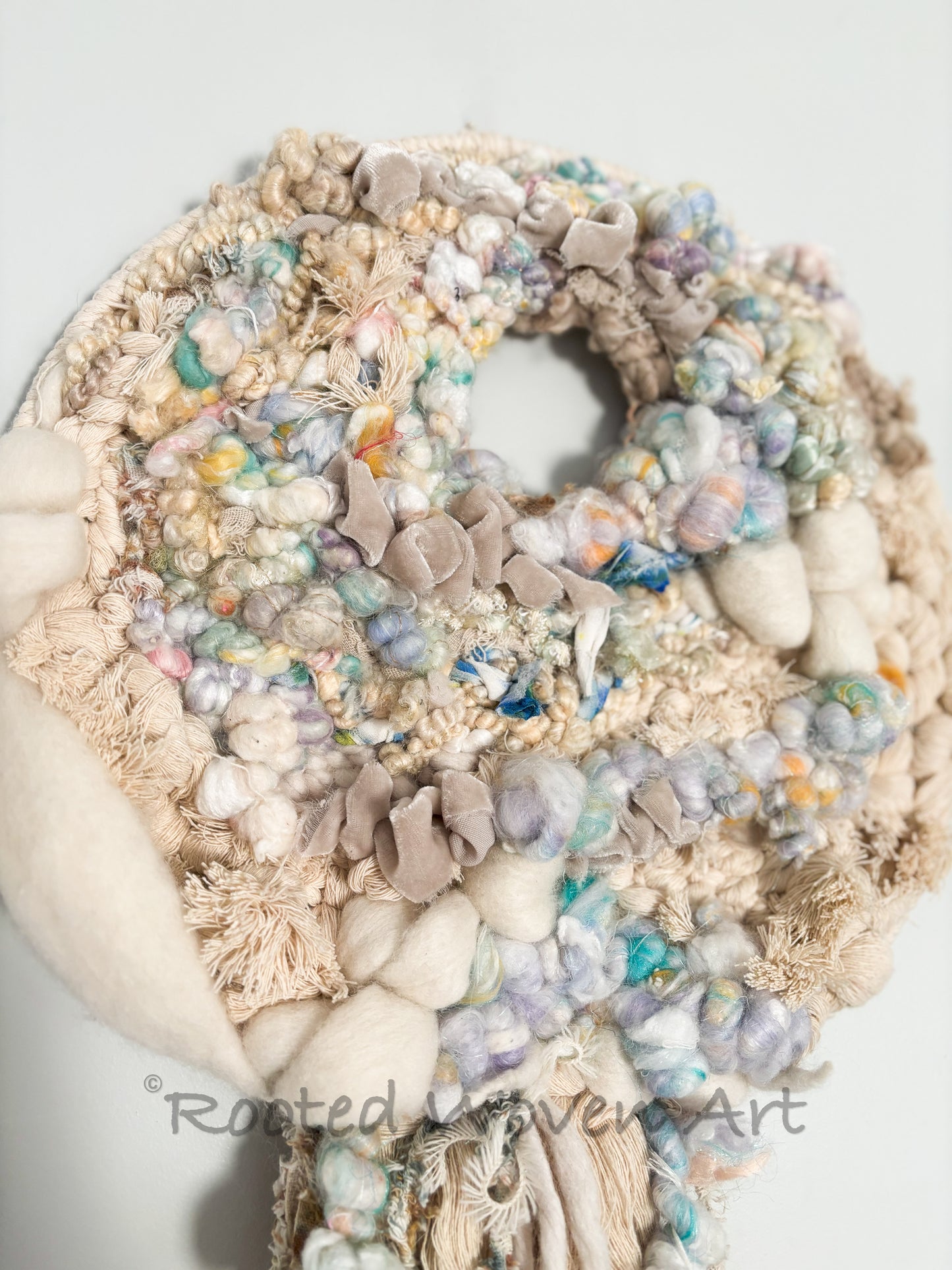 Juniper / Woven Wall Art / Round