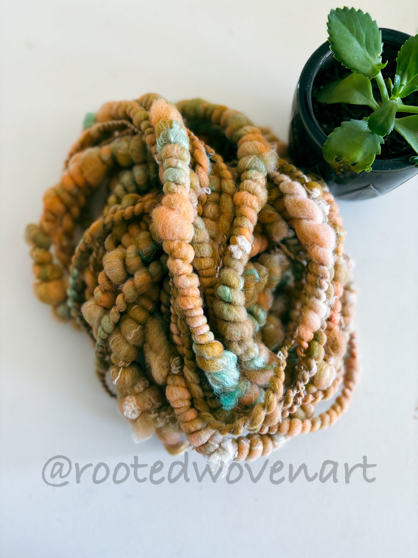 5 yards / Hand Spun Art Yarn