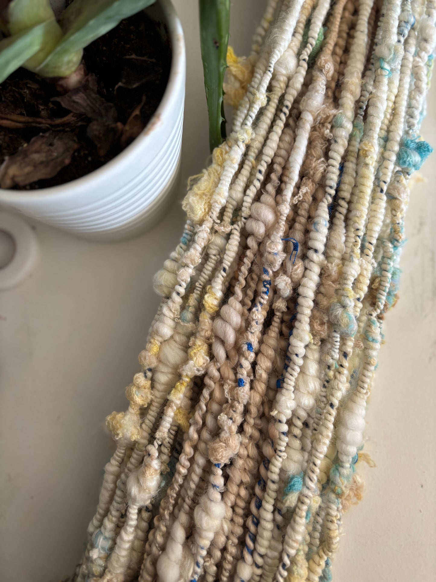 81 yards / Hand Spun Art Yarn