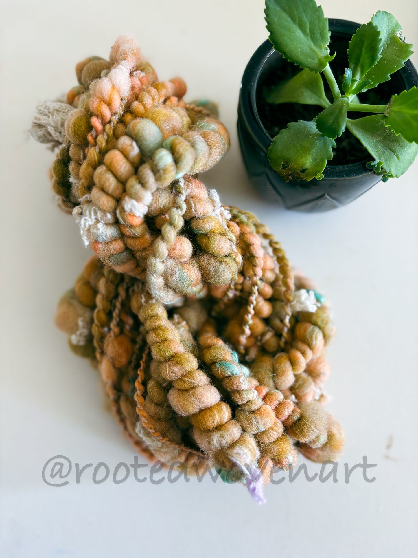 5 yards / Hand Spun Art Yarn