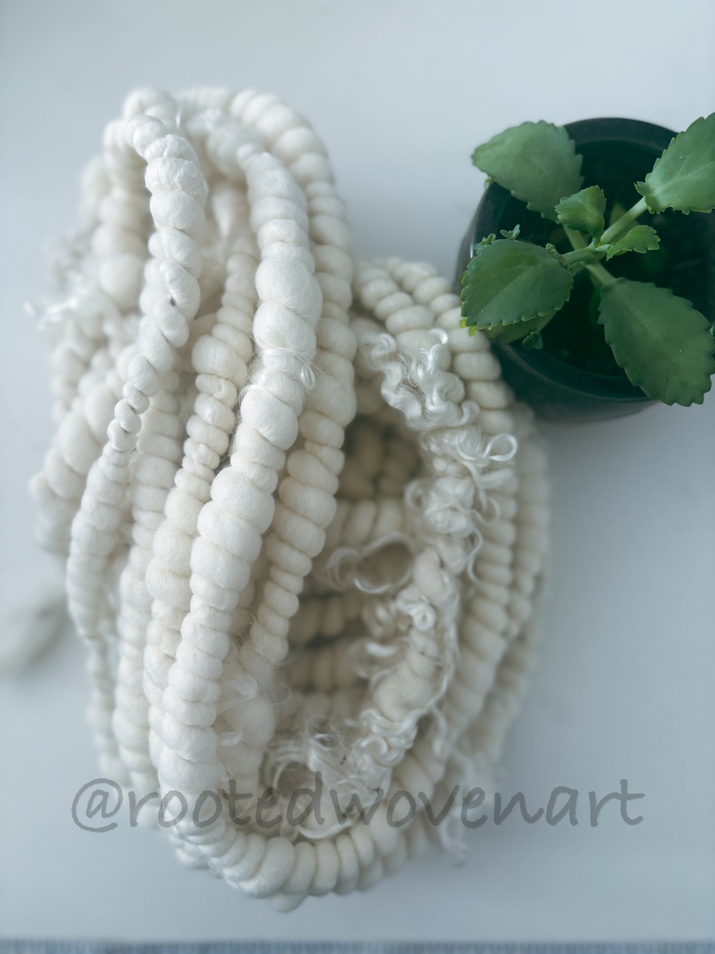 5 yards / hand spun Art yarn