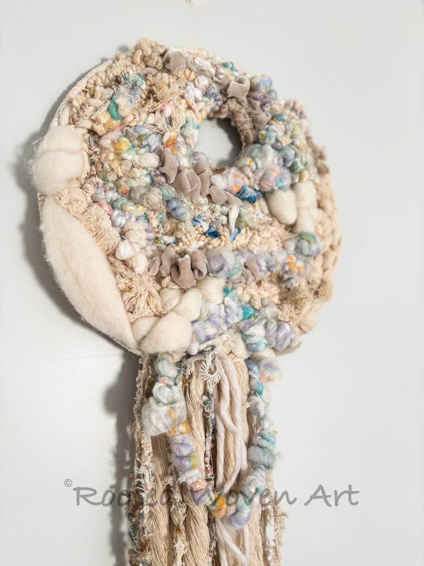 Juniper / Woven Wall Art / Round
