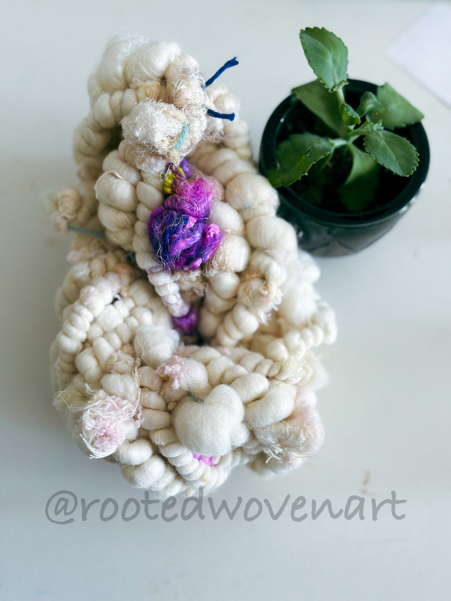 4 yards / Hand Spun Art Yarn