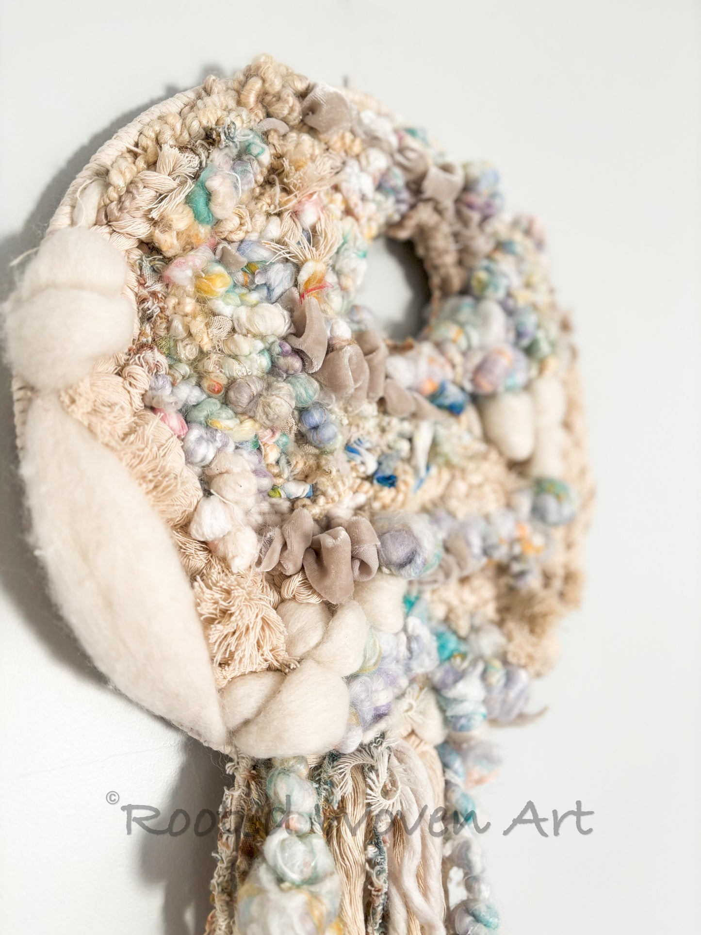 Juniper / Woven Wall Art / Round