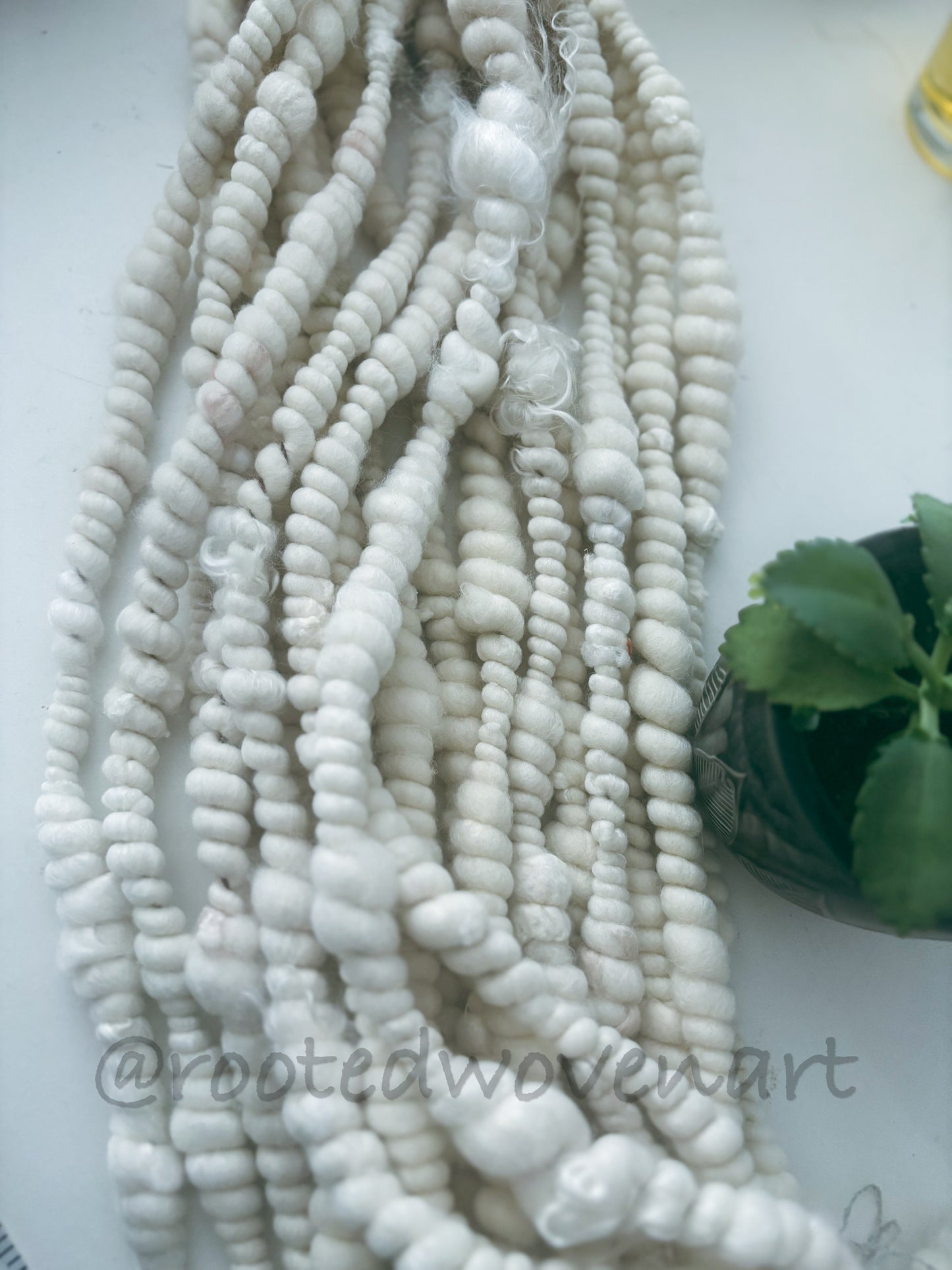 5 yards / hand spun Art yarn