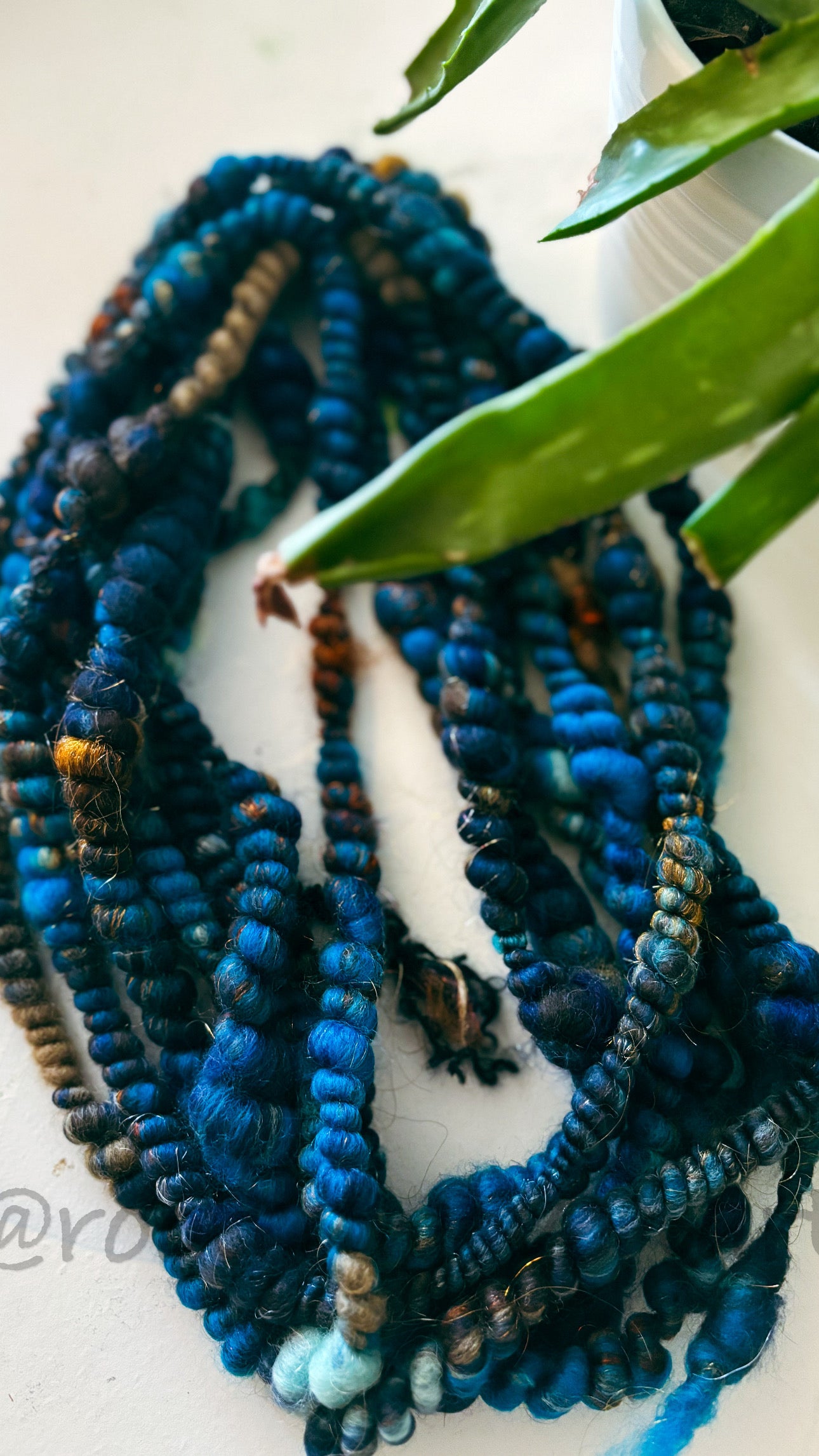 4 yards / Hand Spun Art Yarn
