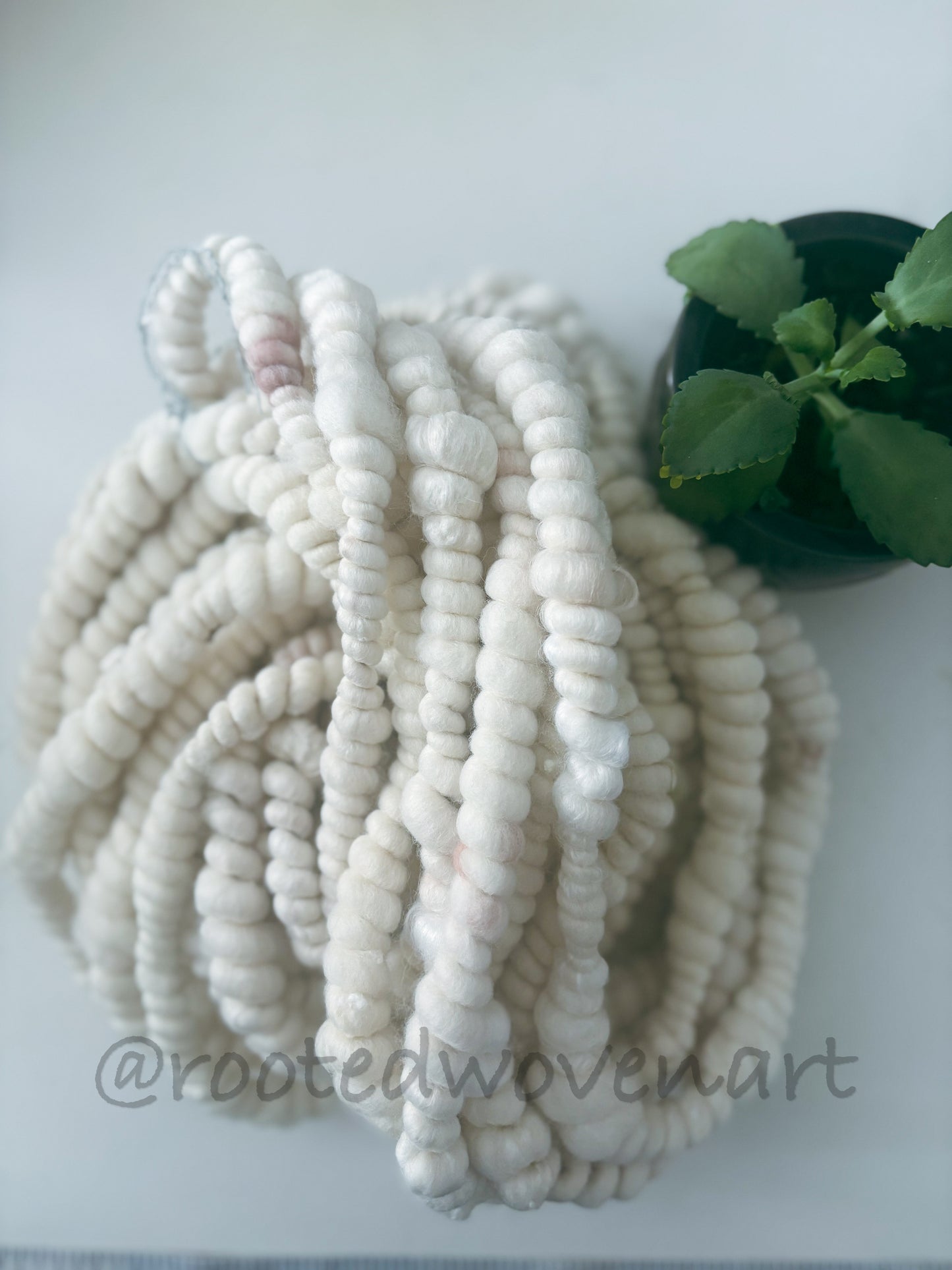 5 yards / hand spun Art yarn