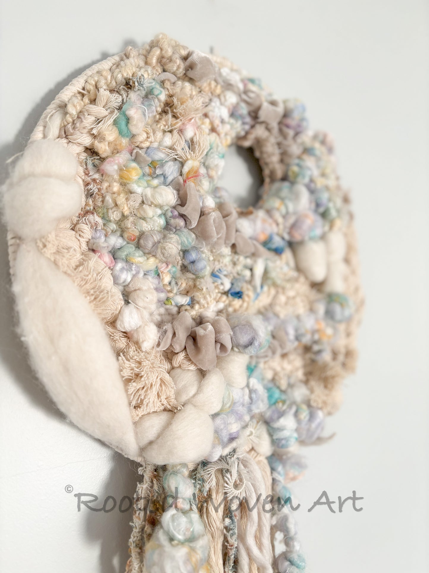 Juniper / Woven Wall Art / Round