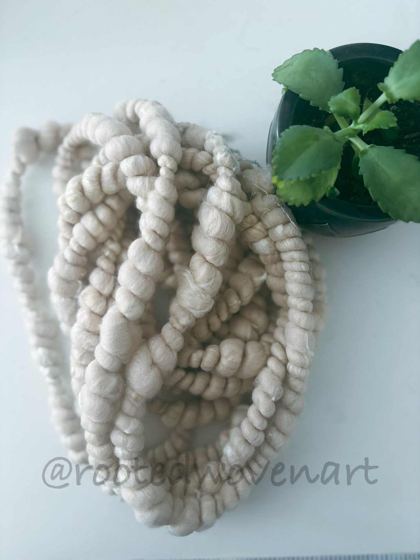 5 yards / hand spun Art yarn