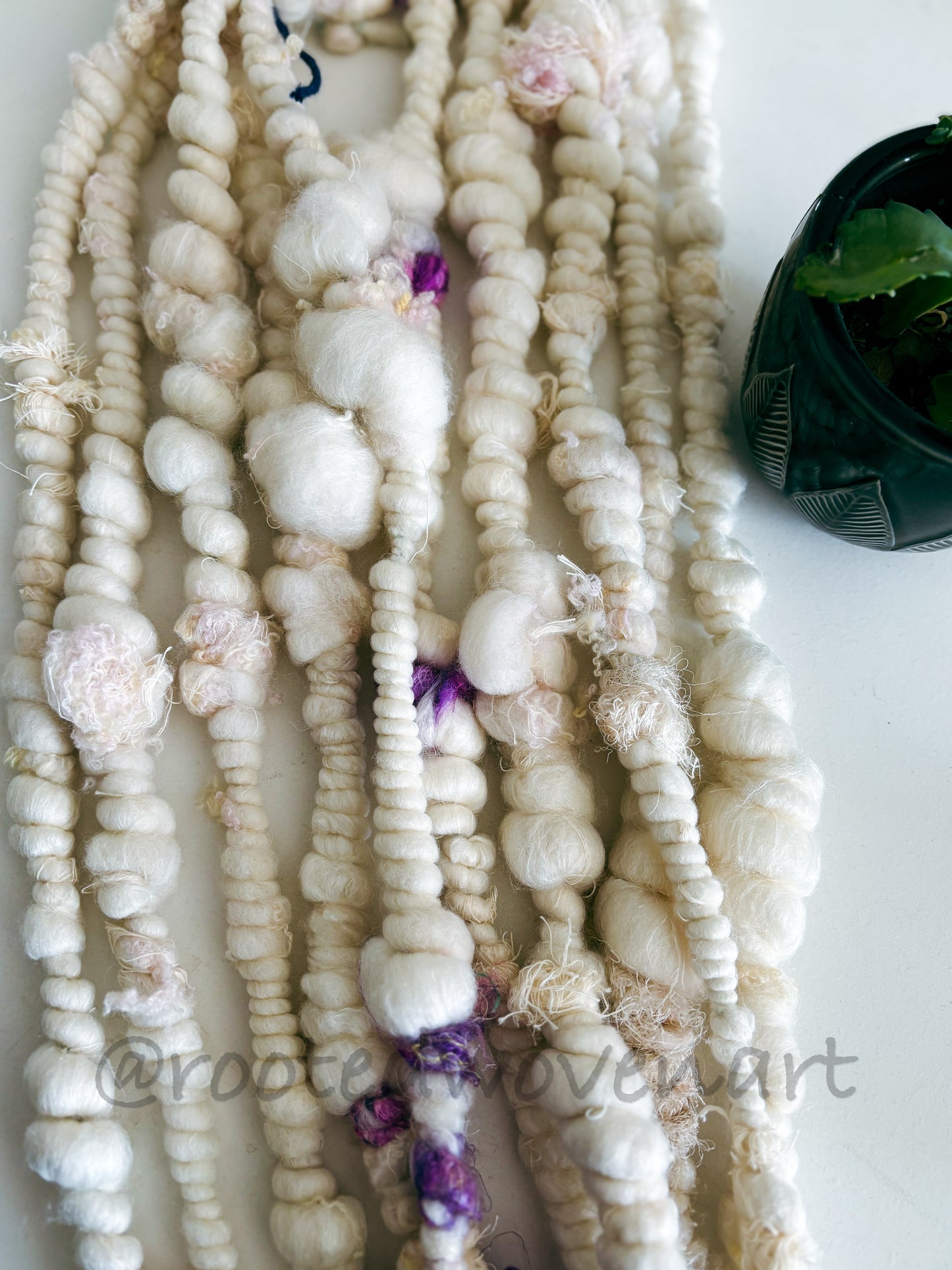 4 yards / Hand Spun Art Yarn