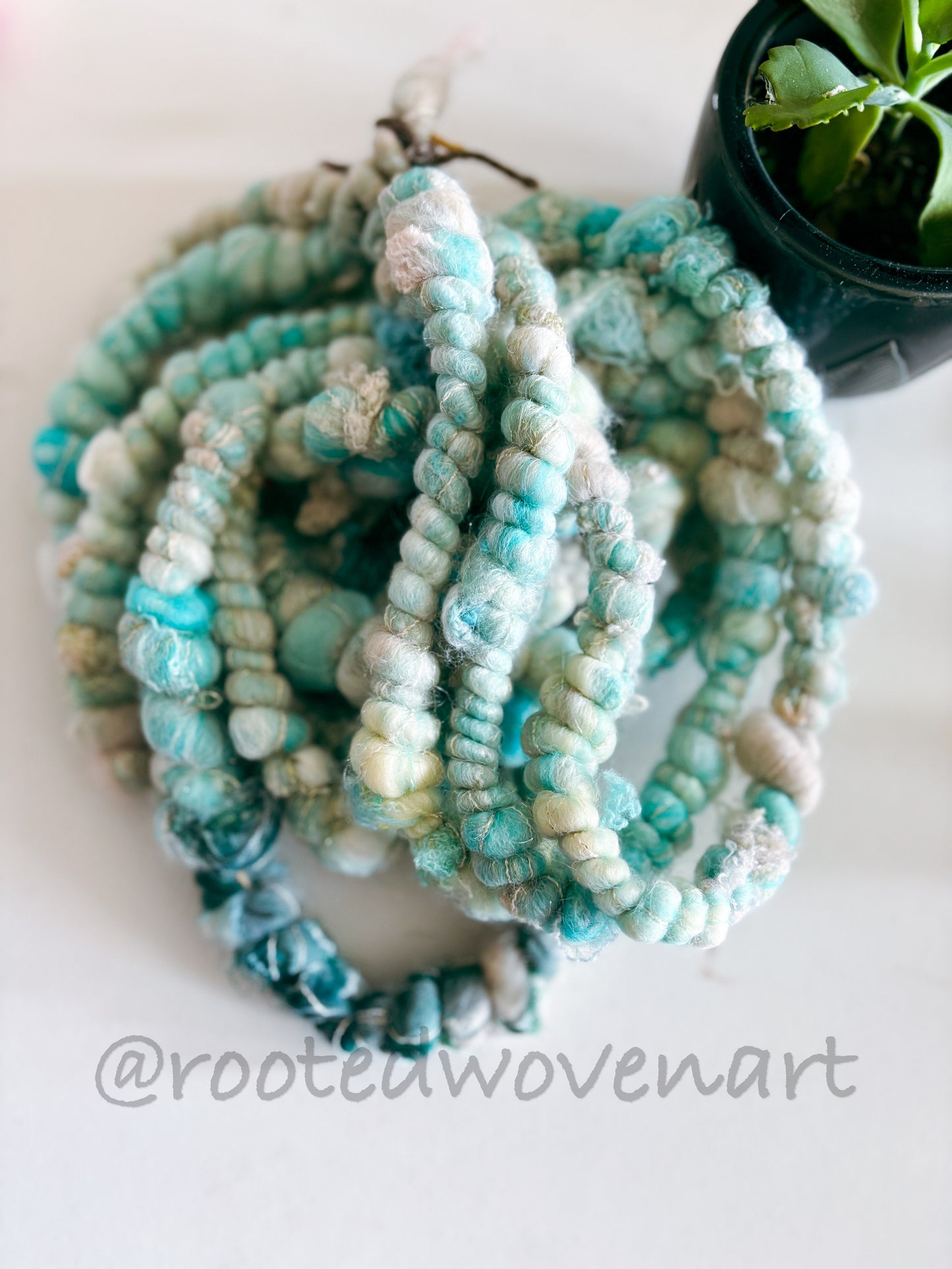 5 yards / Hand Spun Art Yarn