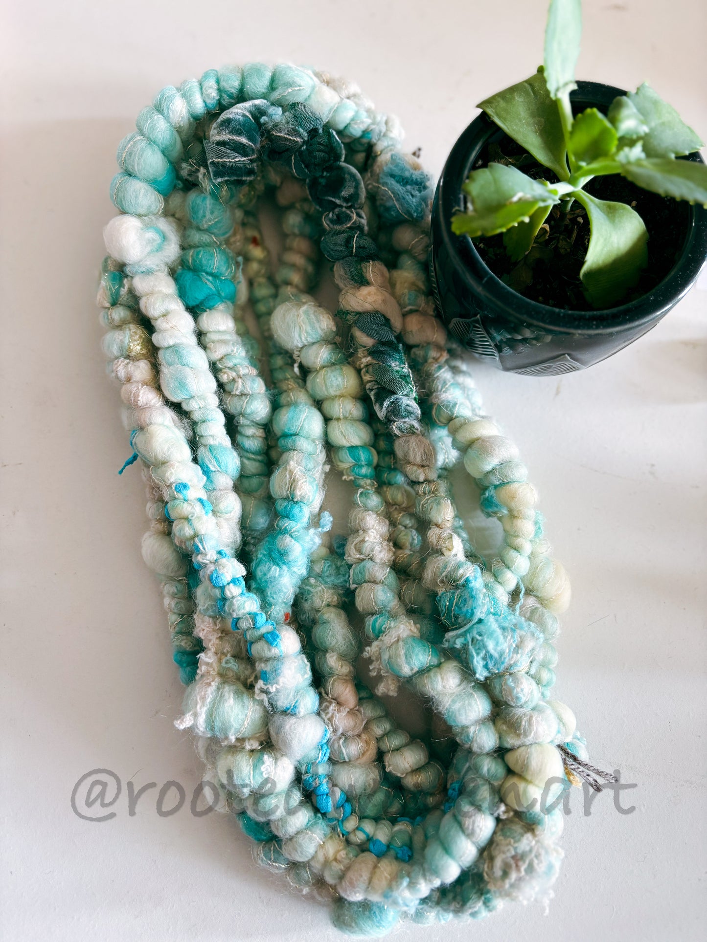 5 yards / Hand Spun Art Yarn