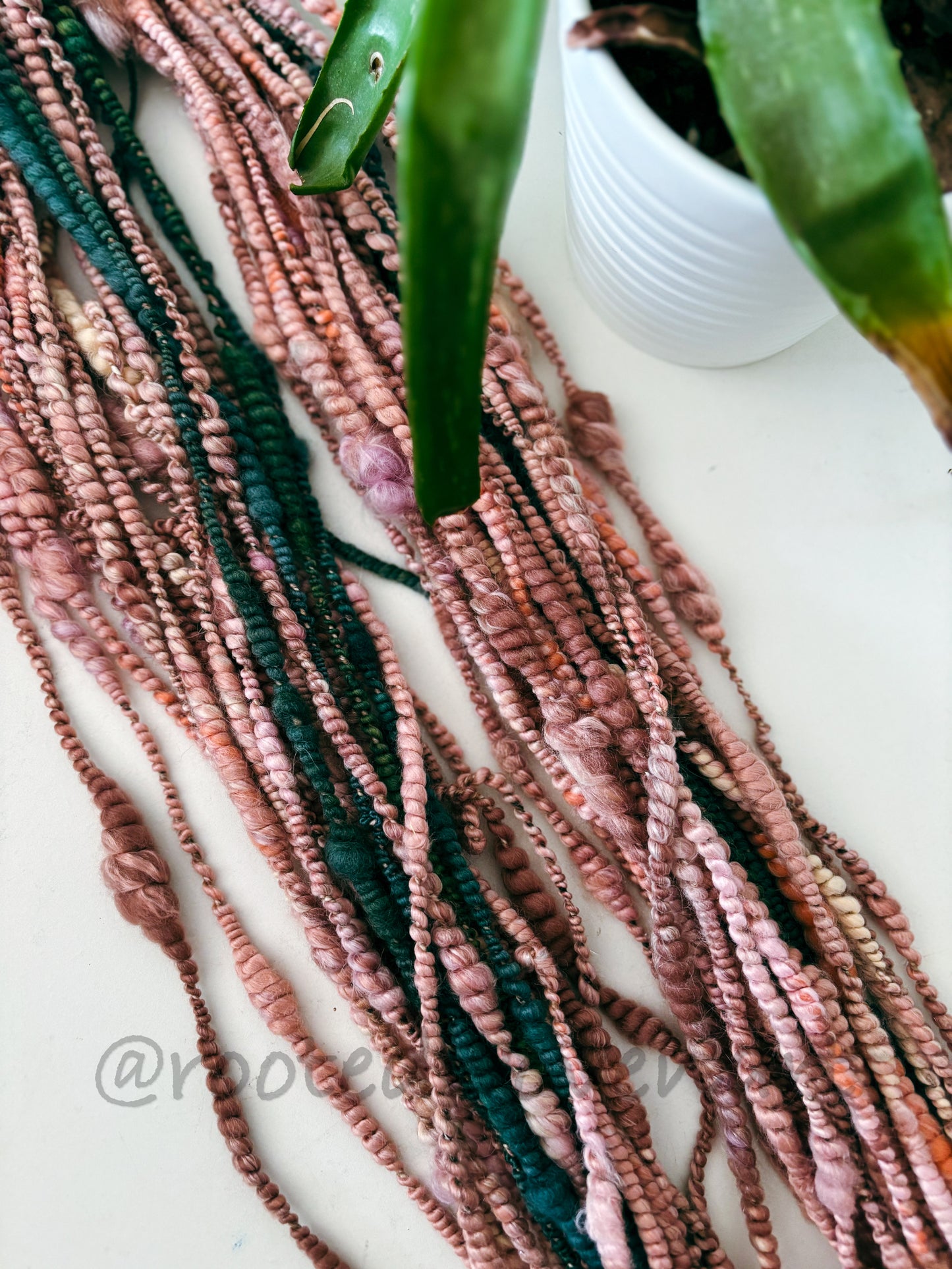 16 yards / Hand Spun Art Yarn