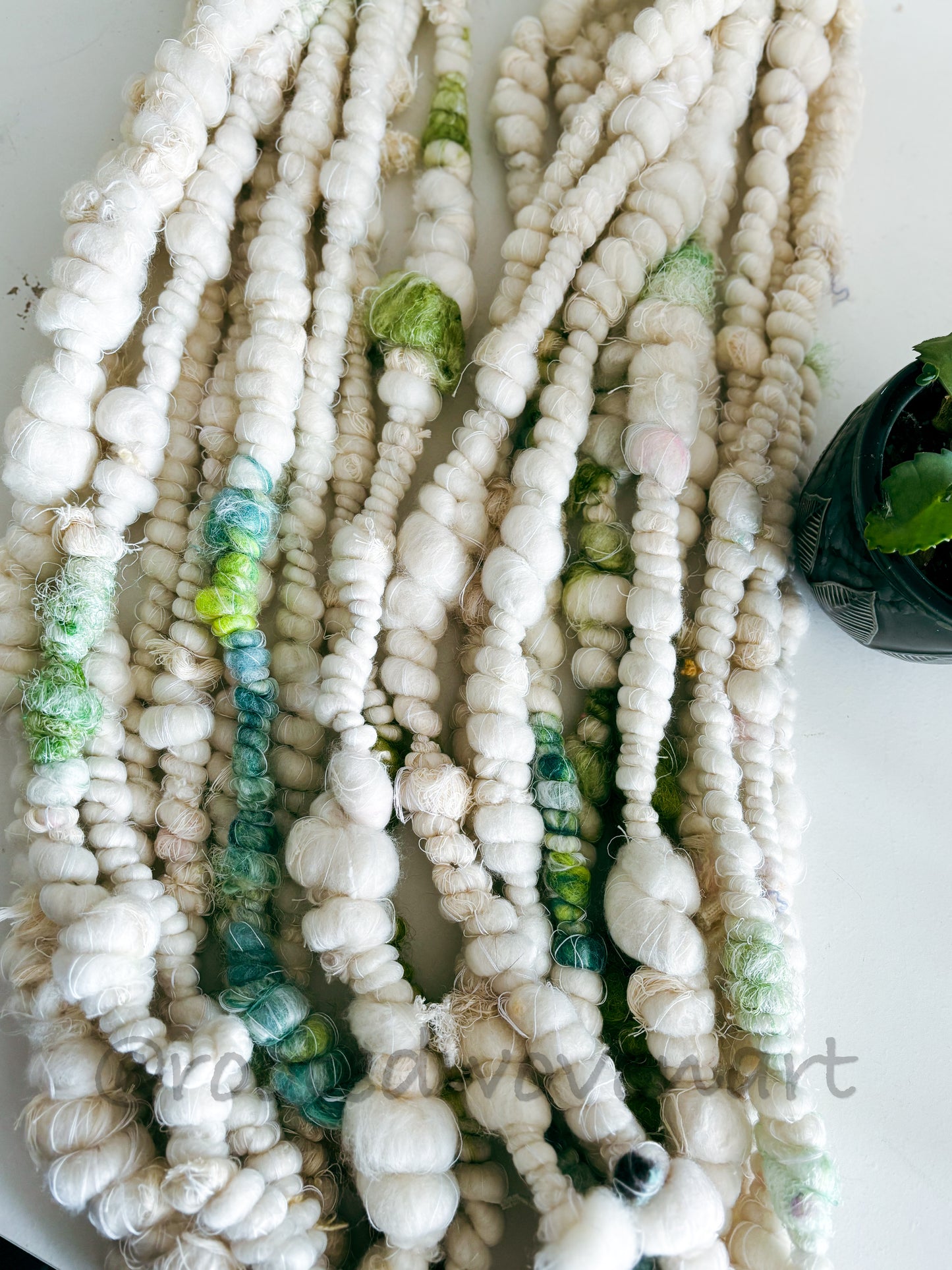 3.75 yards / Hand Spun Art Yarn