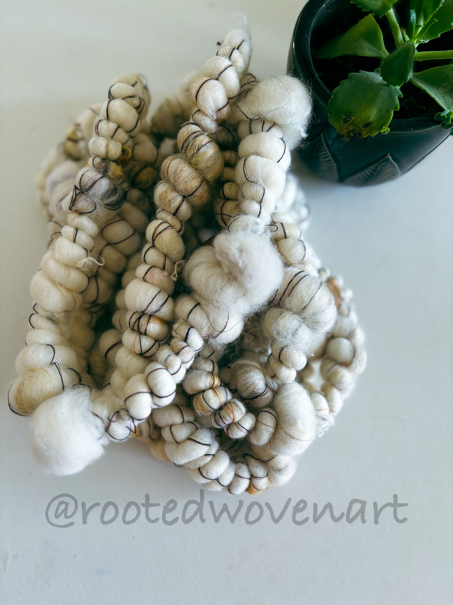 4 yards / Hand Spun Art Yarn