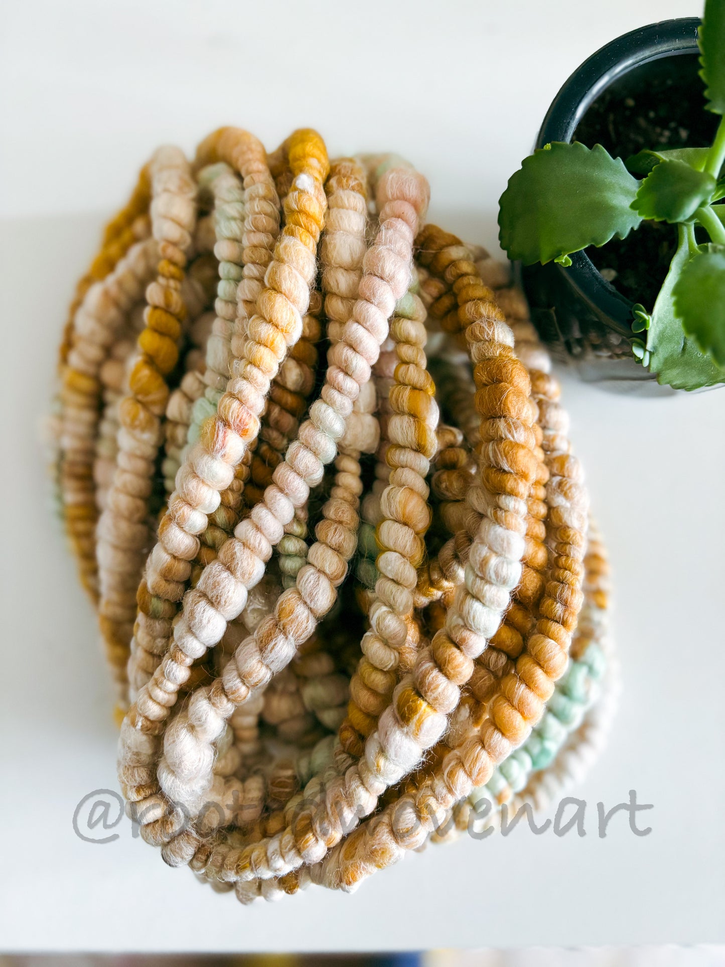 5 yards / Hand Spun Art Yarn