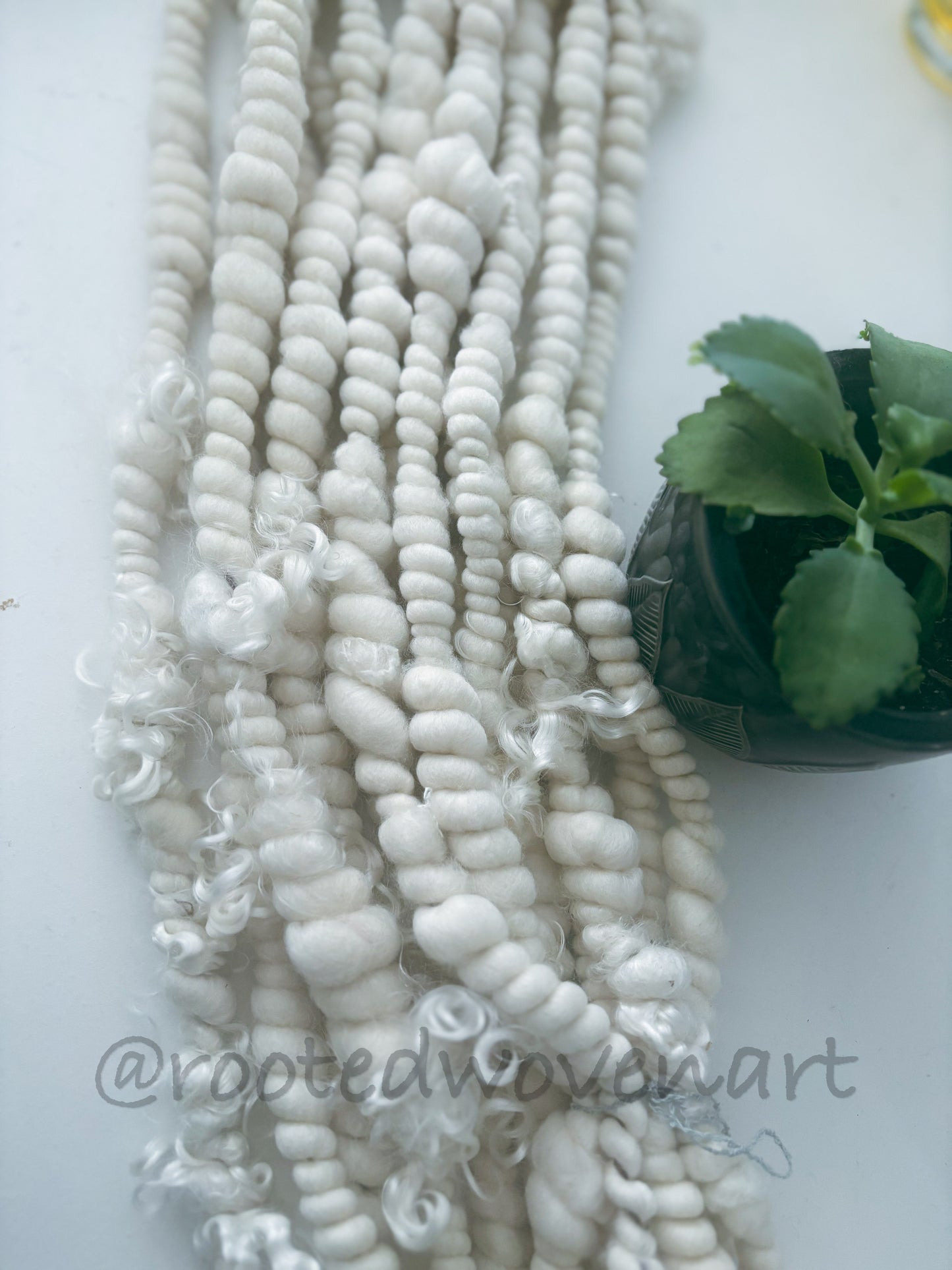 5 yards / hand spun Art yarn