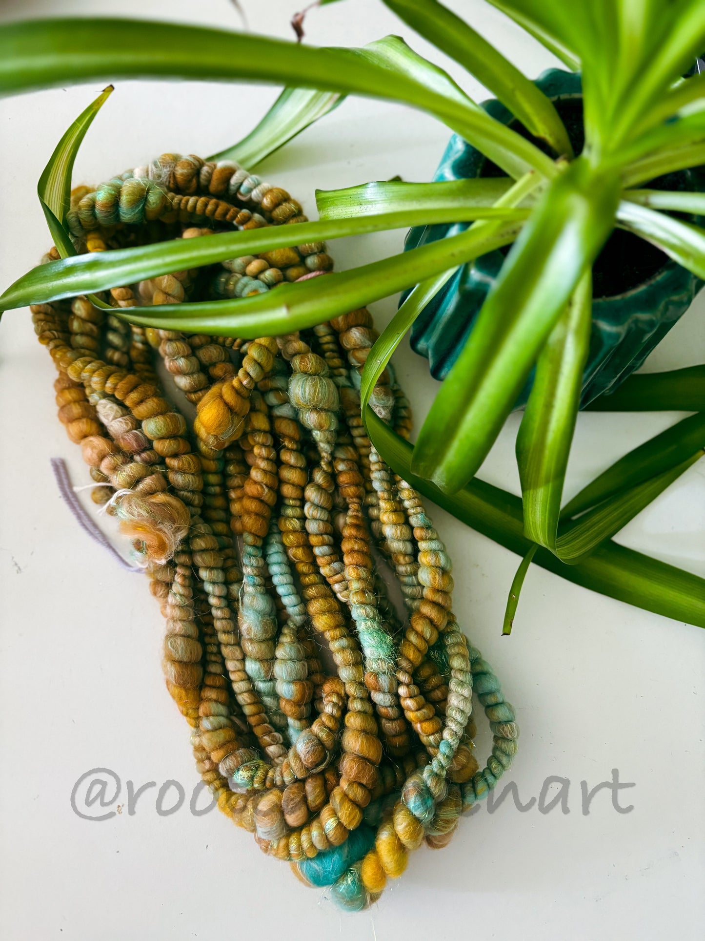4.5 yards / Hand Spun Art Yarn