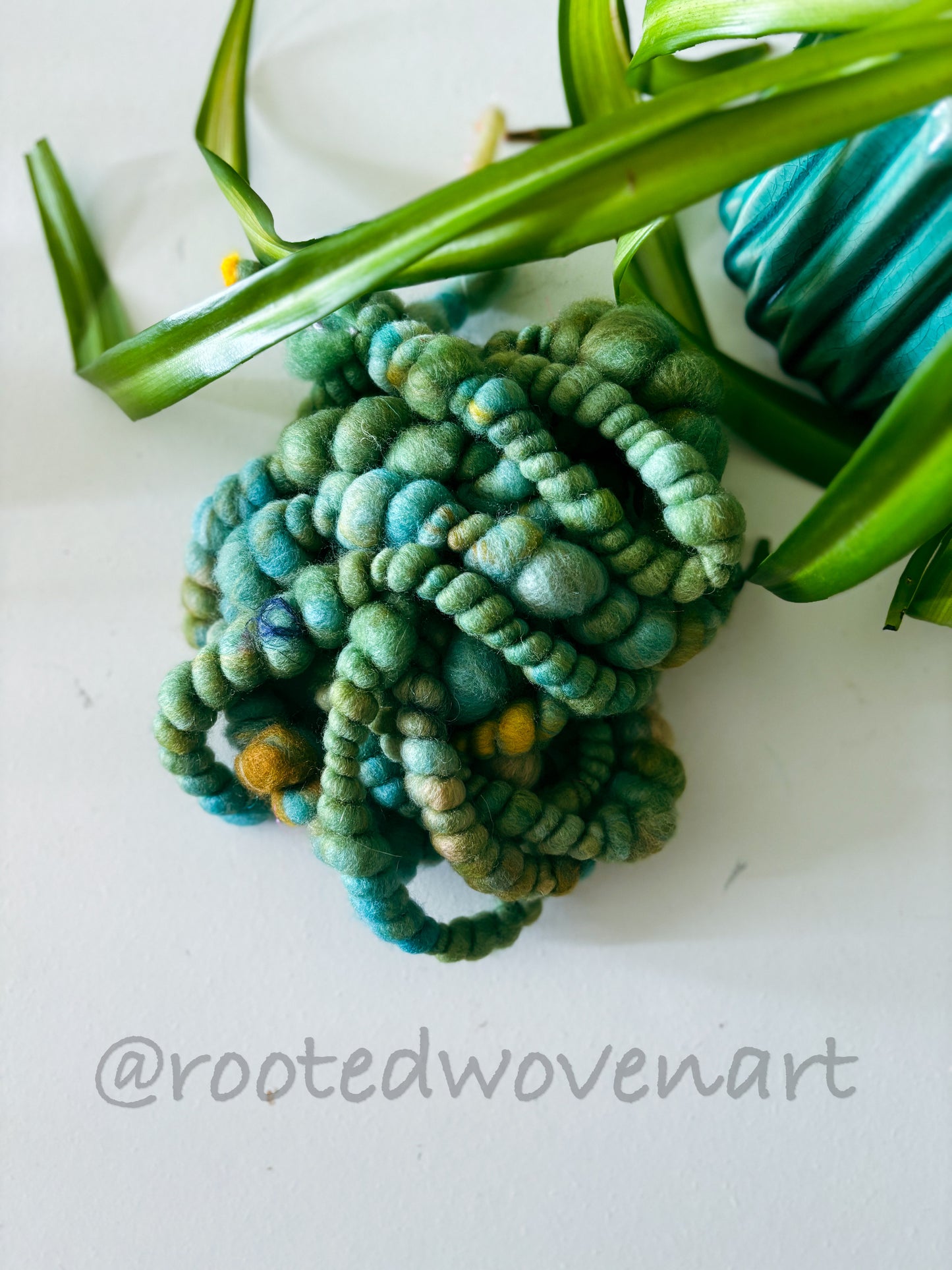4 yards / Hand Spun Art Yarn