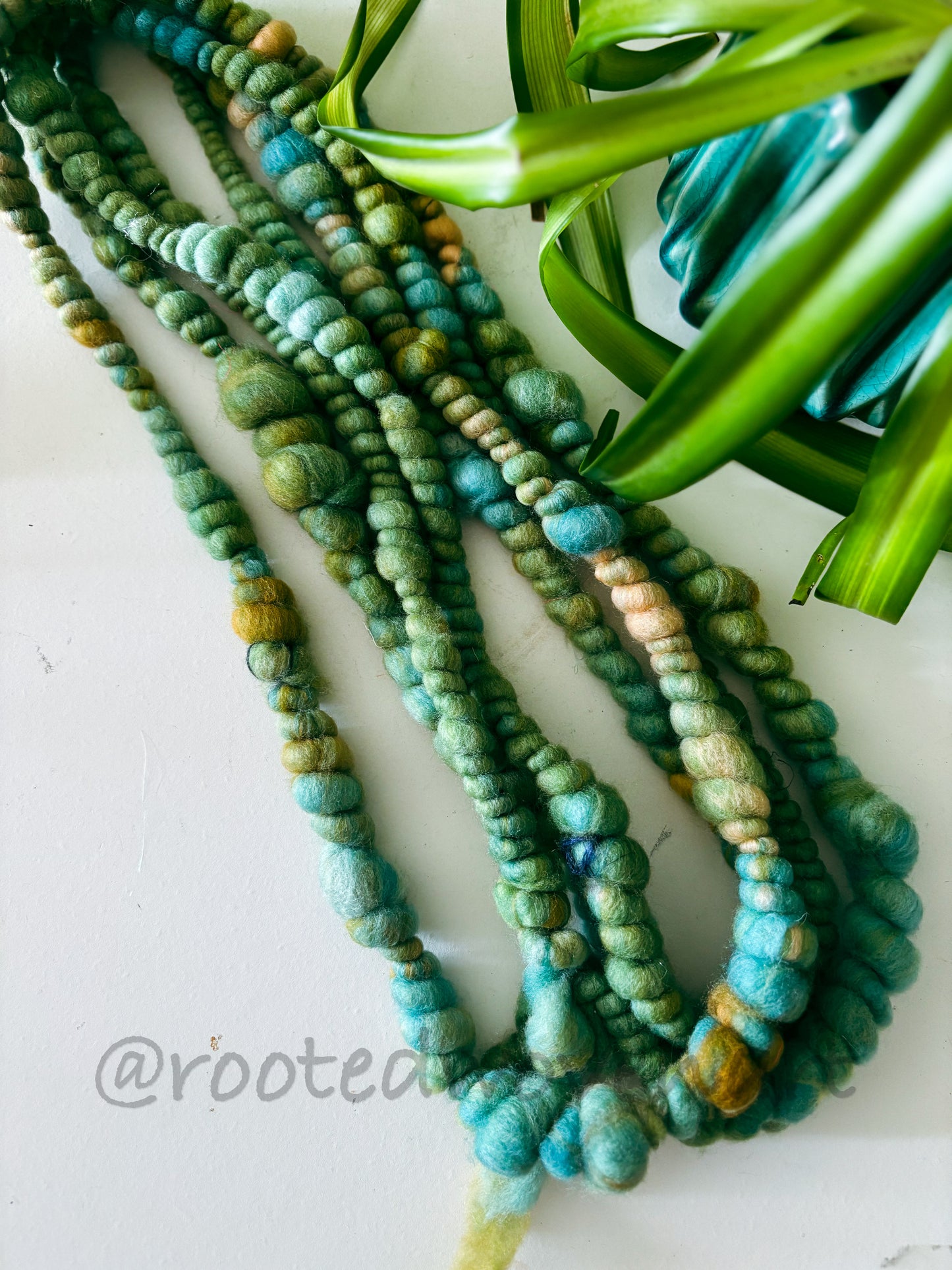 4 yards / Hand Spun Art Yarn