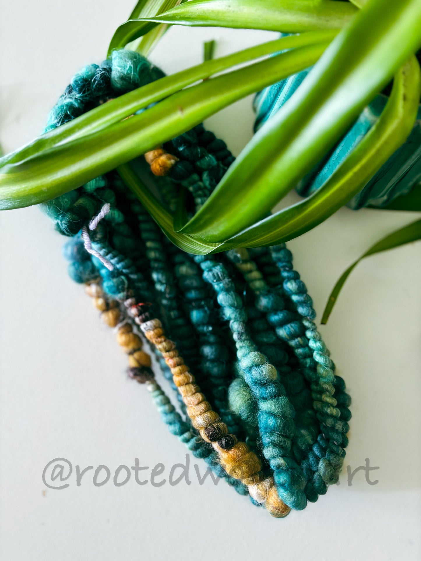 4 yards / Hand Spun Art Yarn