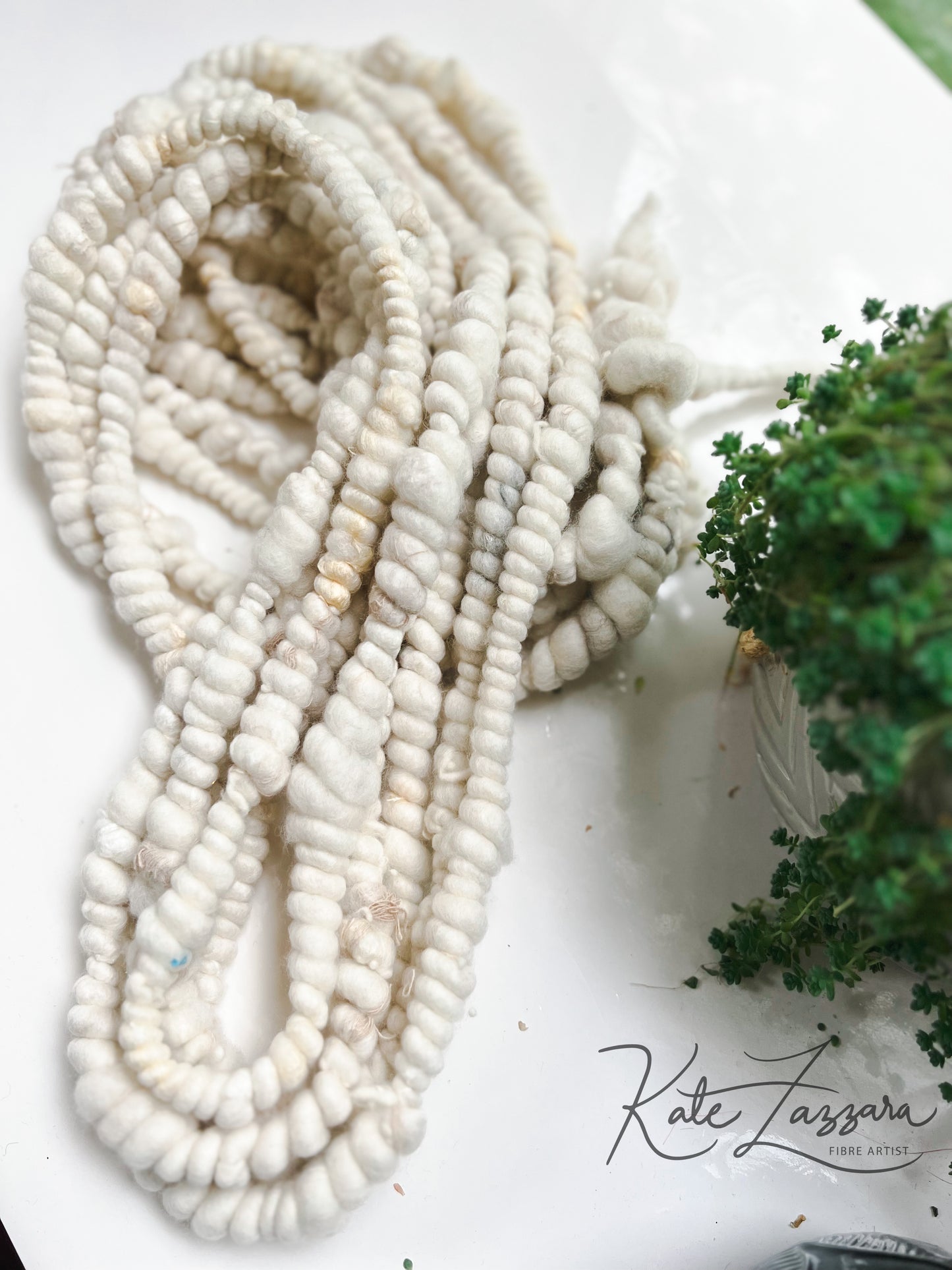 5 yards / Hand Spun Art Yarn