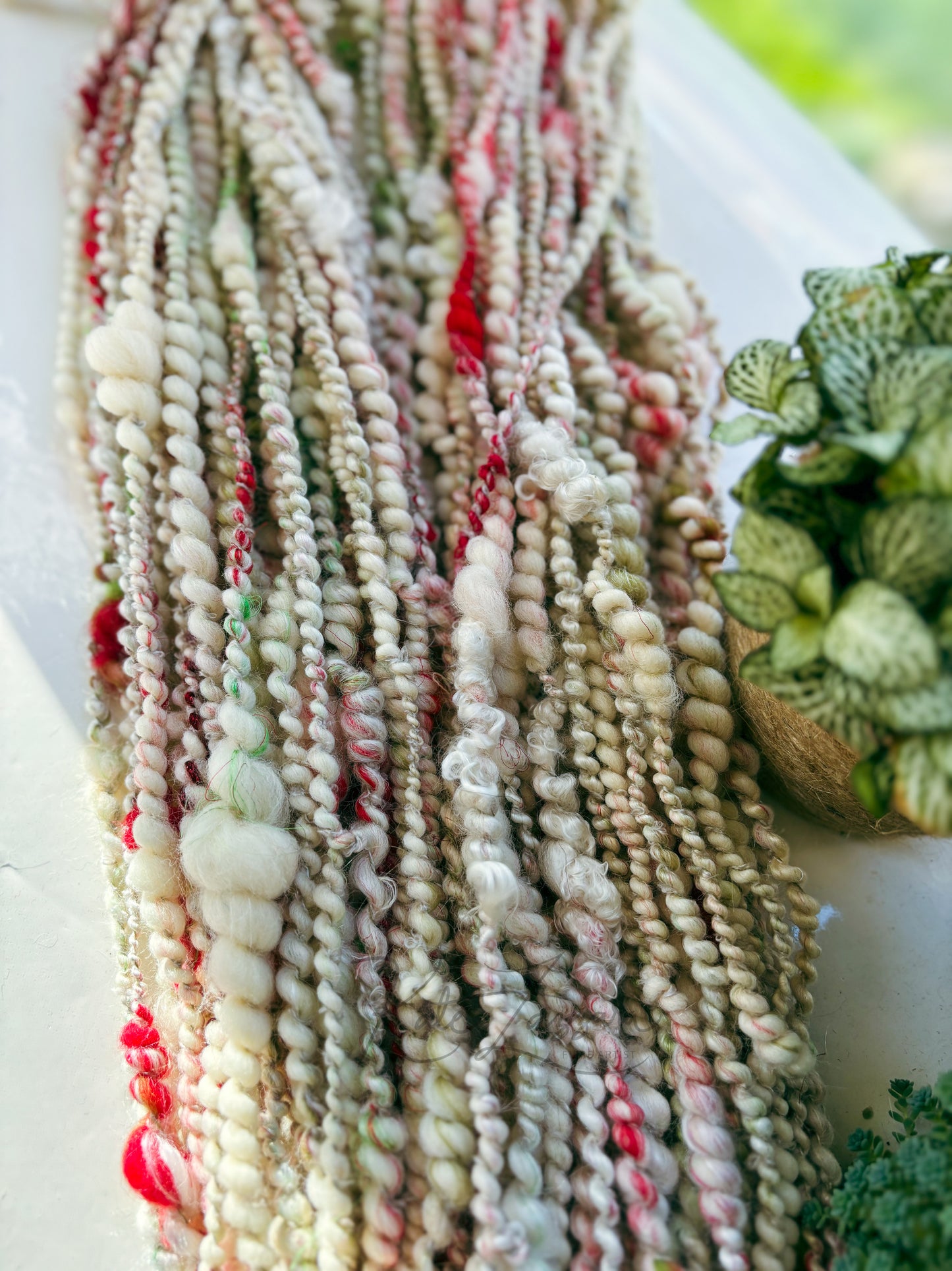 25 yards / Hand Spun Art Yarn