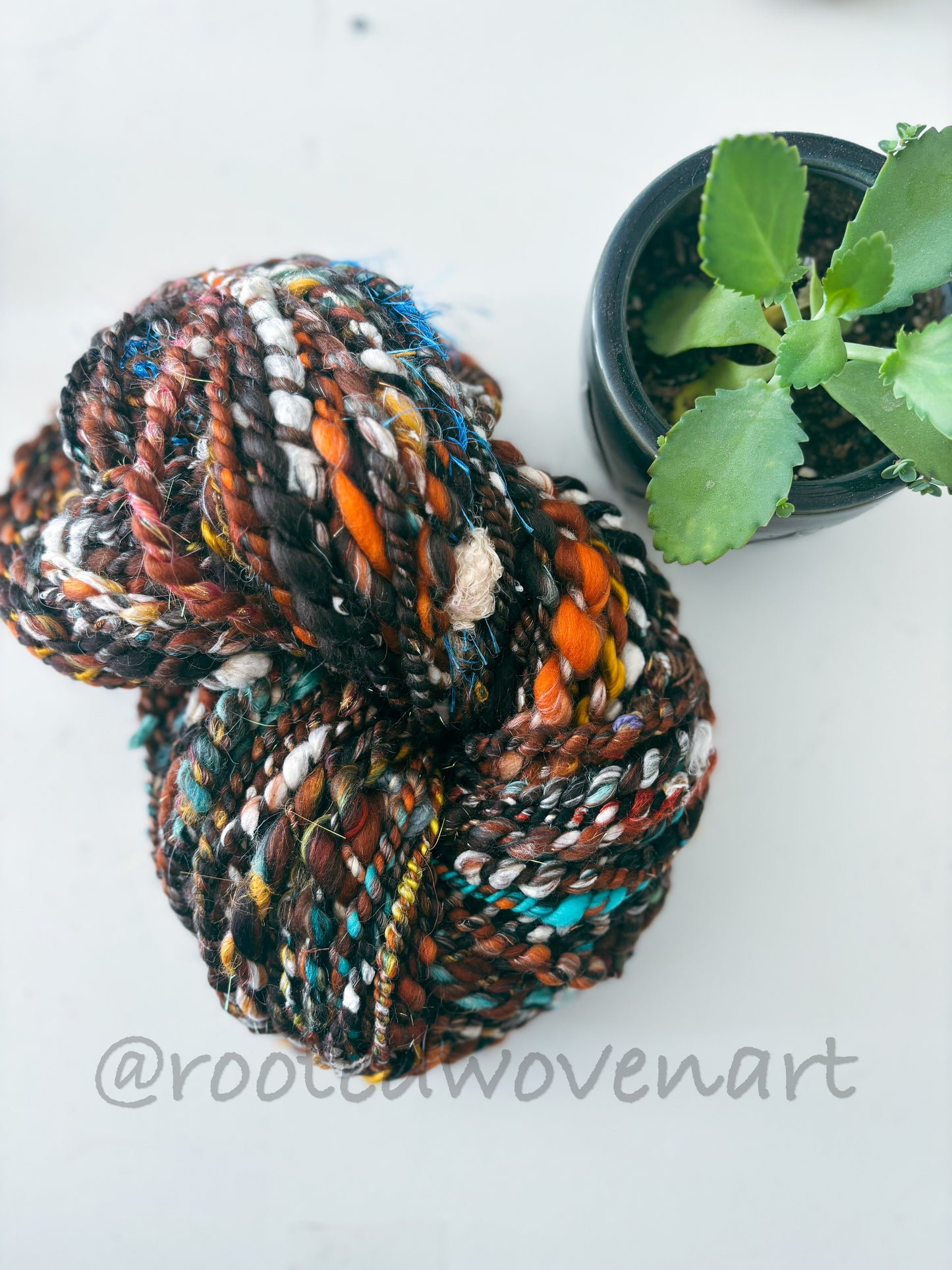 30 yards / Hand Spun Art Yarn