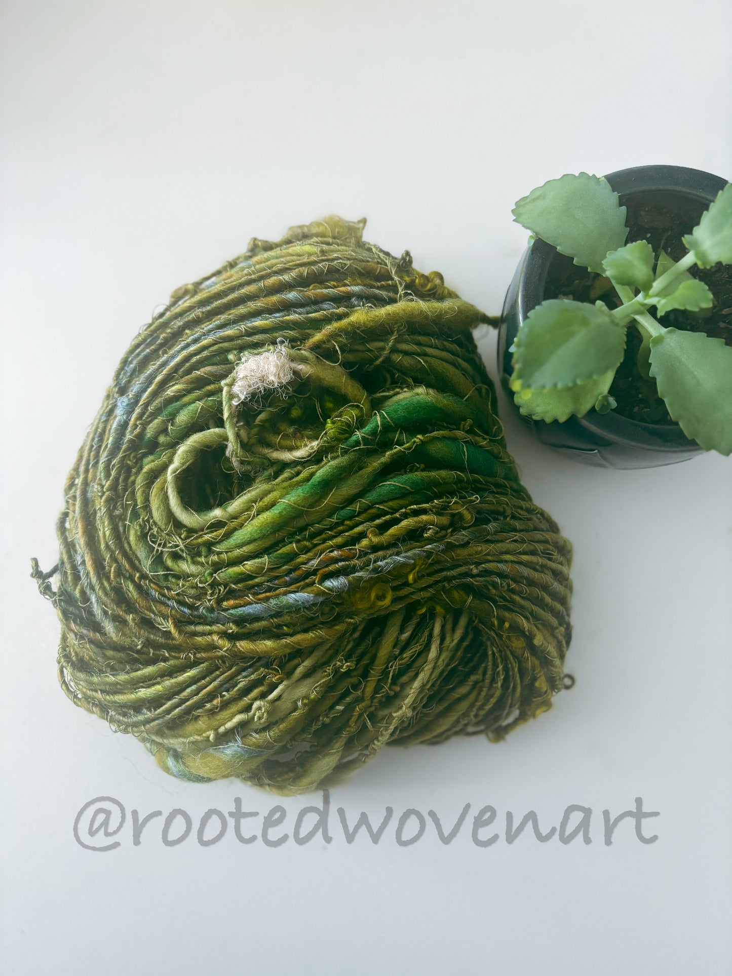 50 yards / Hand Spun Art Yarn
