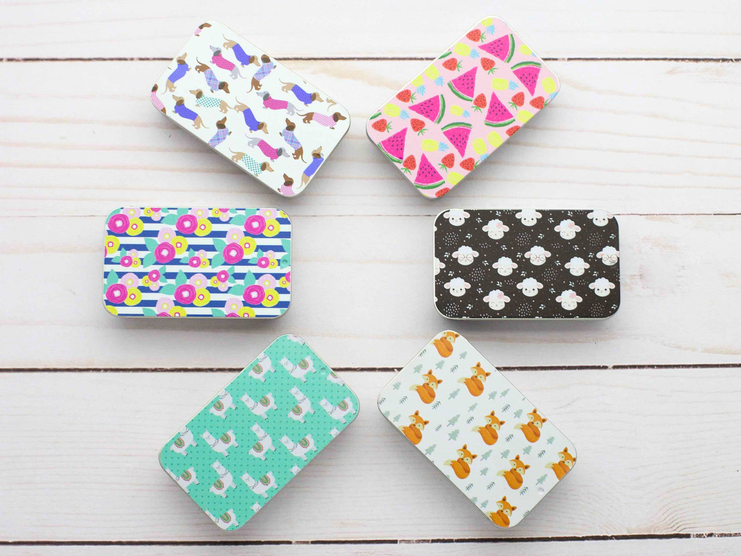 Slide Top Storage Tins