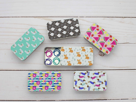 Slide Top Storage Tins