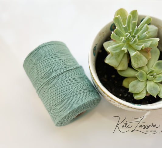 Teal 4/8 Cotton Warp String