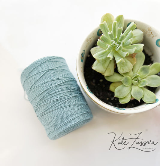 Slate 4/8 Cotton Warp String