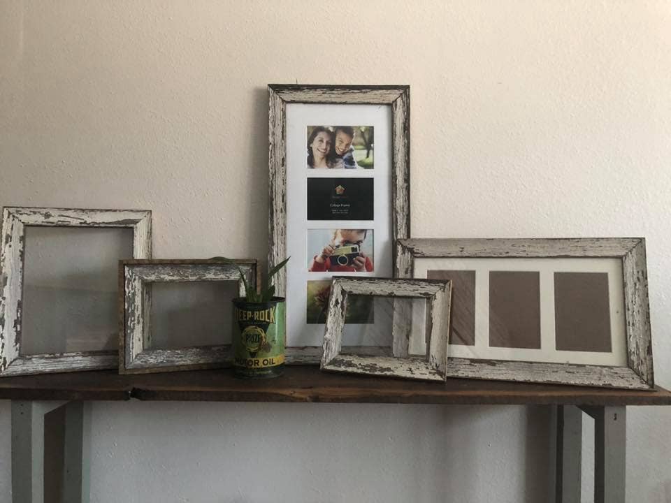 Barn wood frames