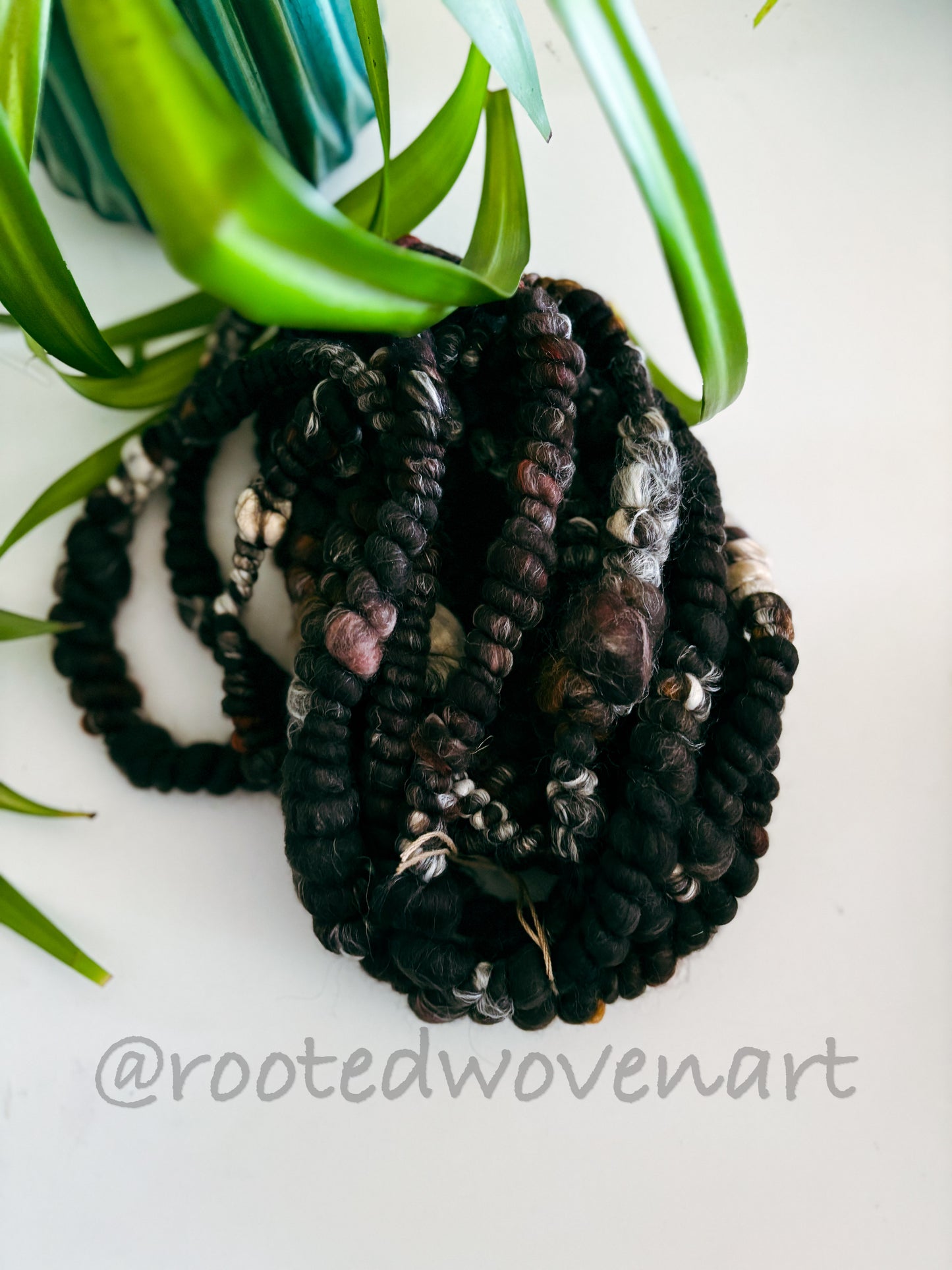 4.5 yards / Hand Spun Art Yarn