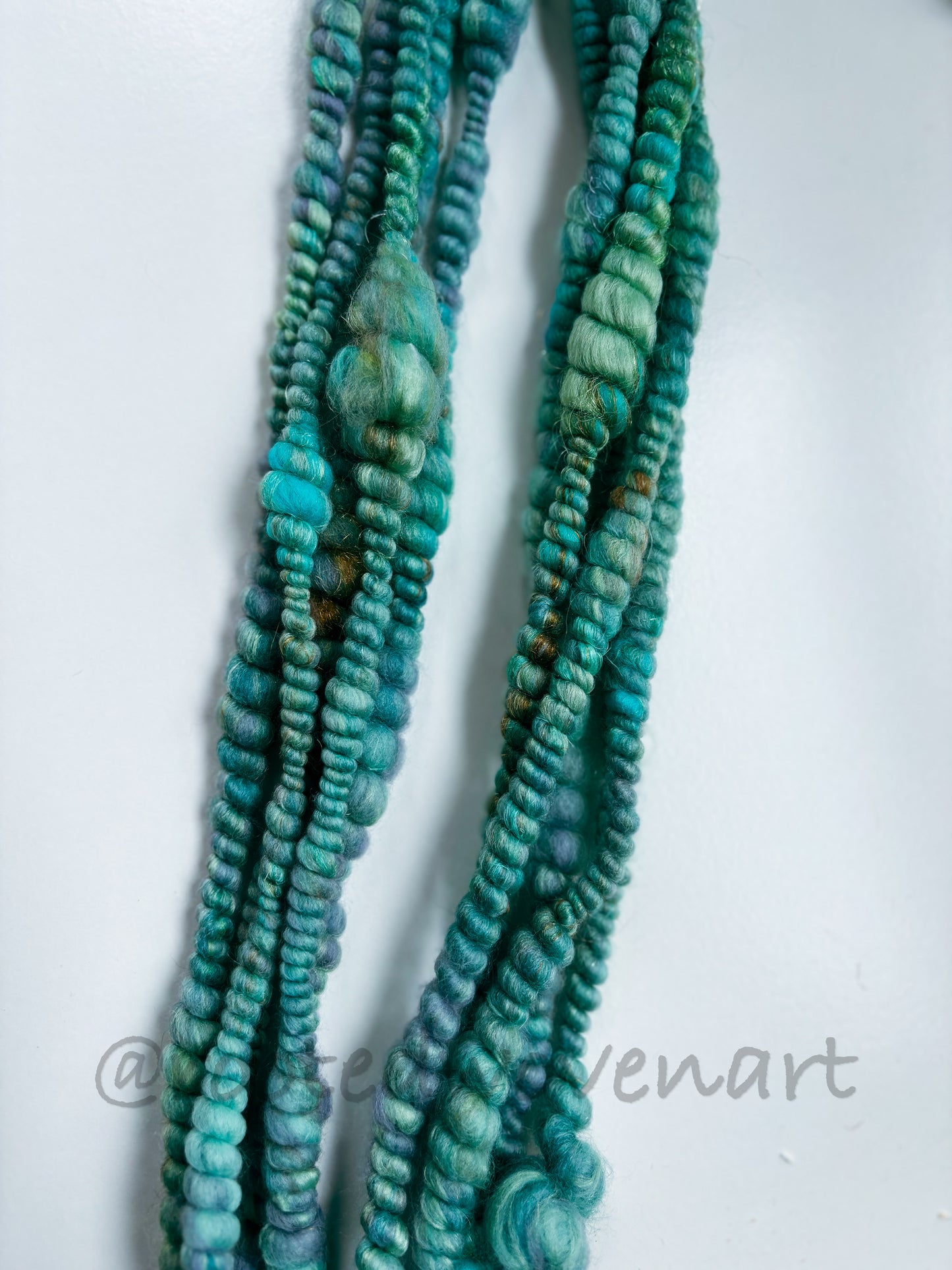 4.5 Yards / Hand Spun Art Yarn