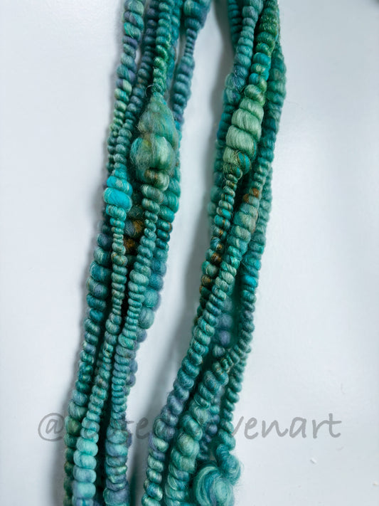 4.5 Yards / Hand Spun Art Yarn