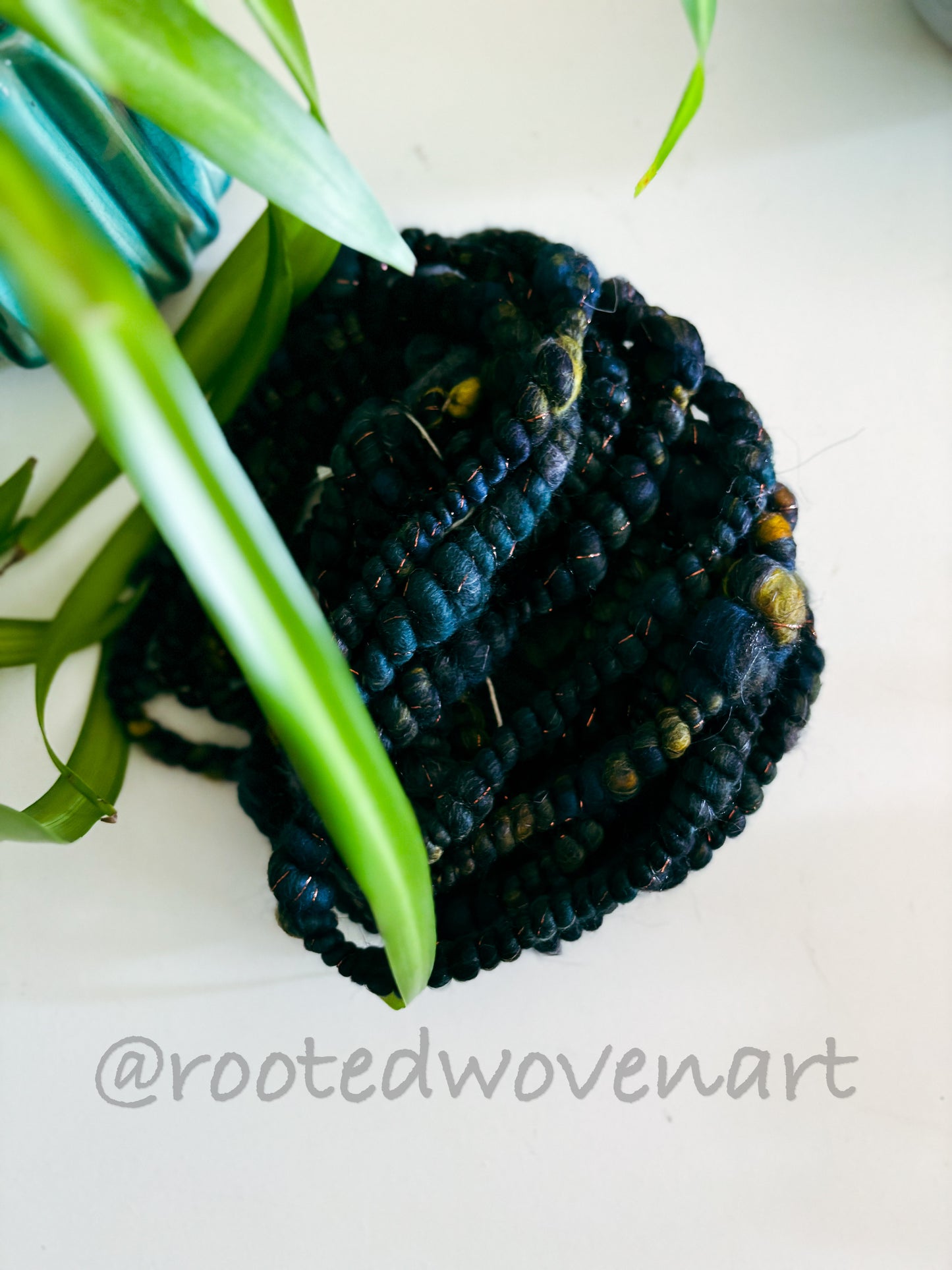 4.5 yards / Hand Spun Art Yarn