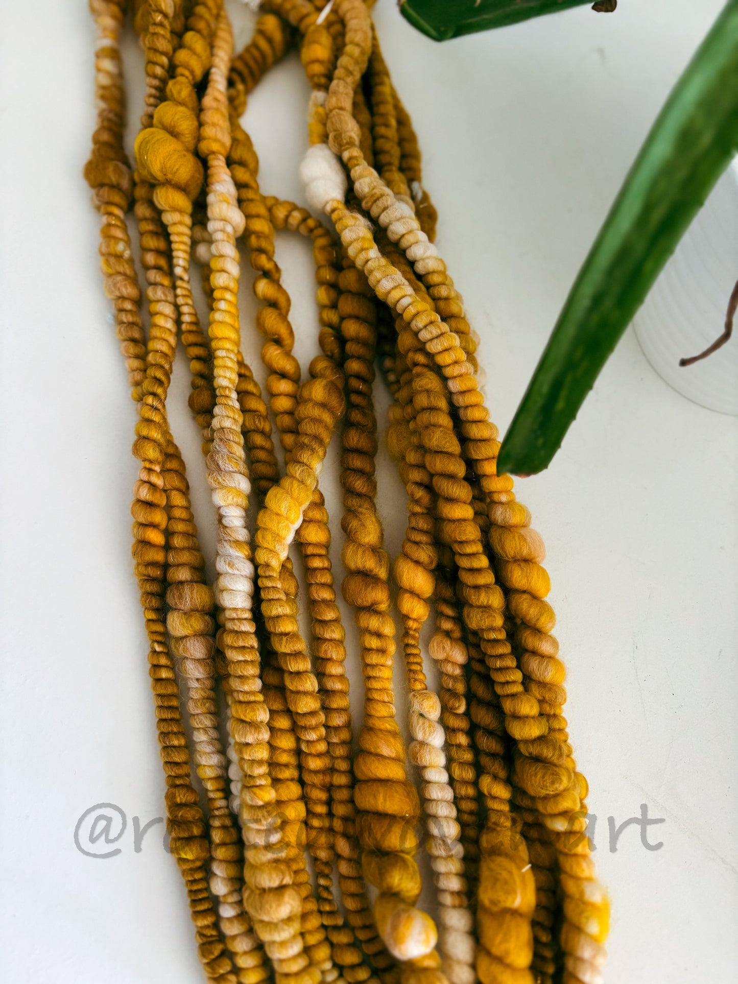 3 yards / Hand Spun Art Yarn