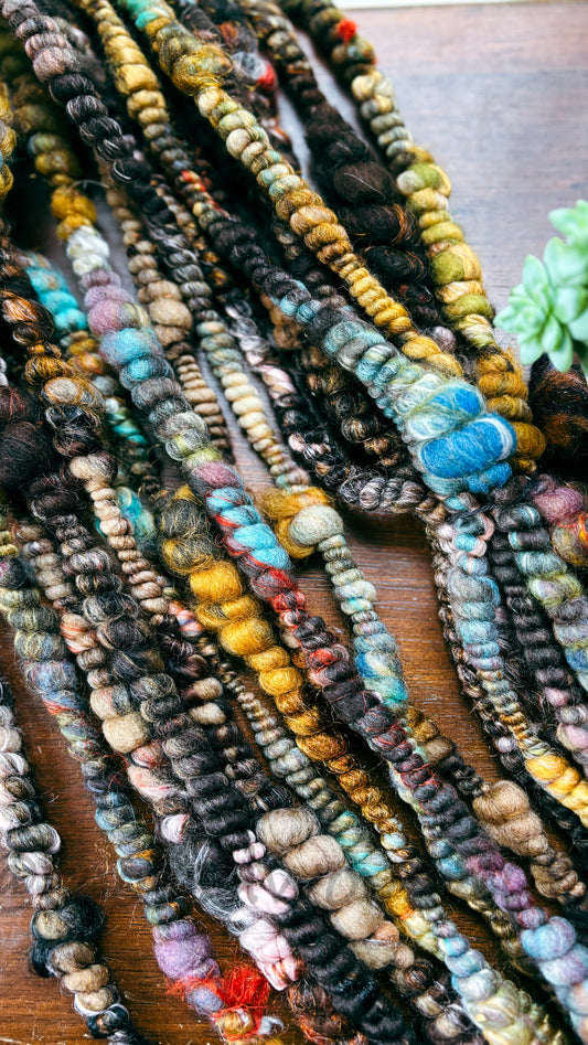 3 yards / Hand Spun Art Yarn